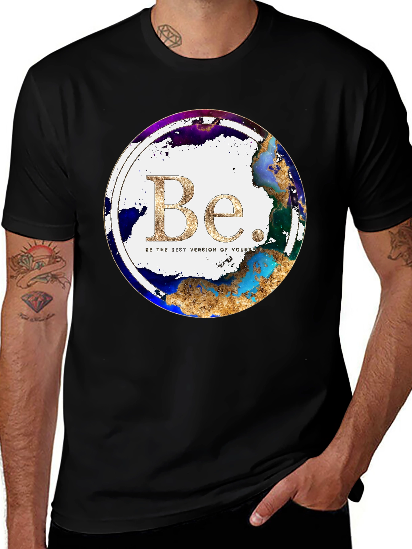 Variant 19 of Inspirational "Be" Graphic Tee