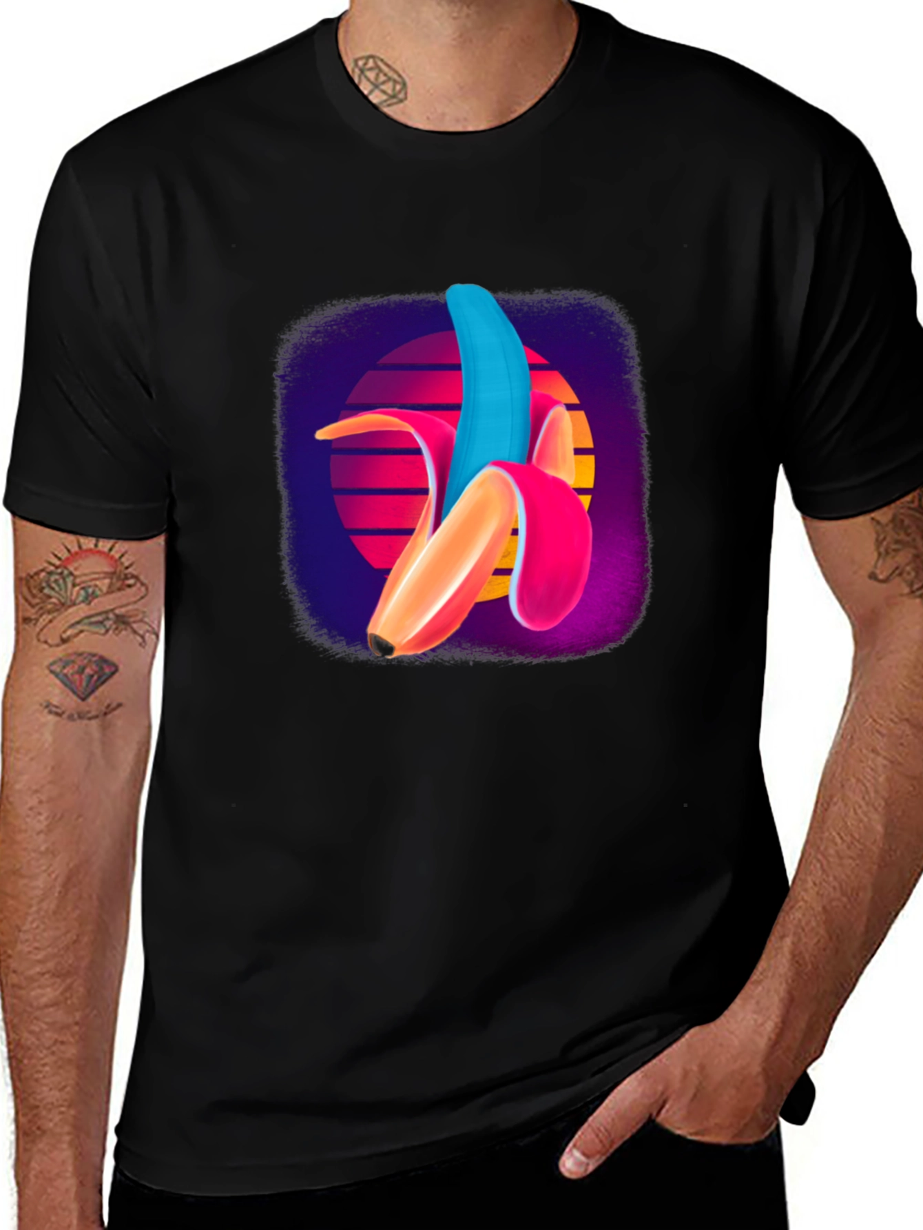 Variant 26 of Retro Banana T-Shirt - Cool Graphic Tee