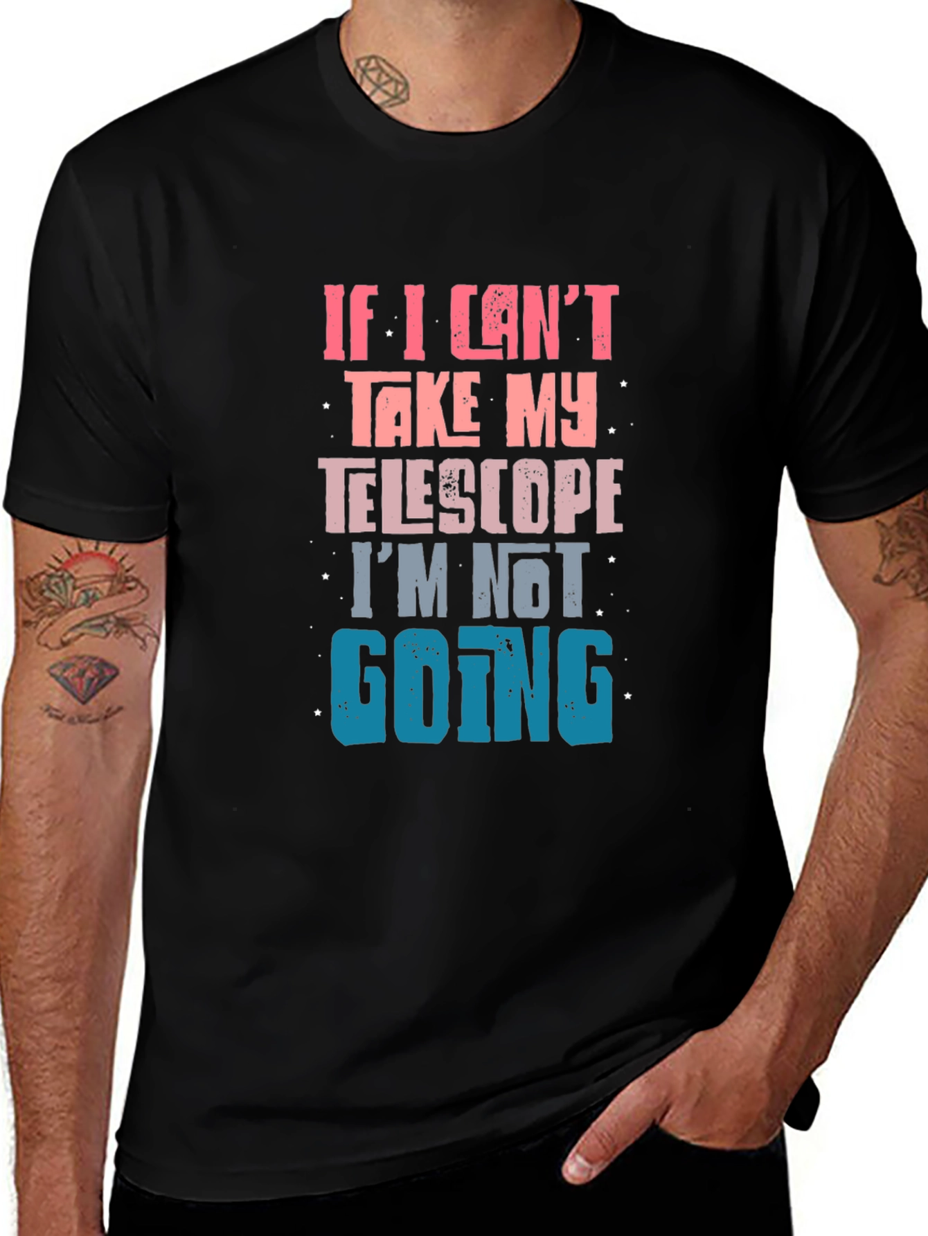 Variant 21 of Telescope Graphic T-Shirt - Astronomy Lover Tee
