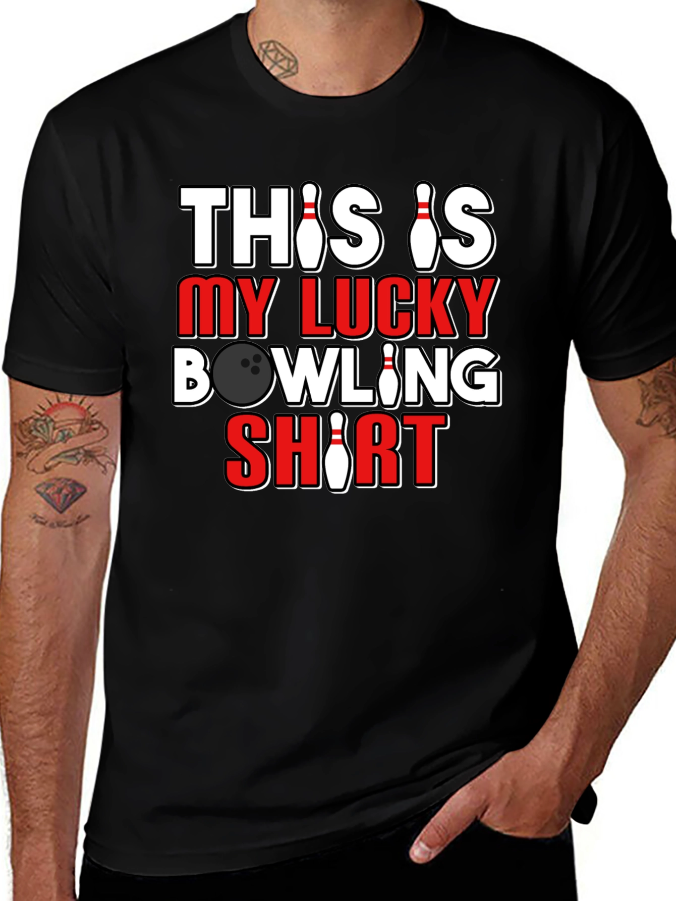 Variant 24 of Lucky Bowling Shirt - This Is My Bowling Shirt