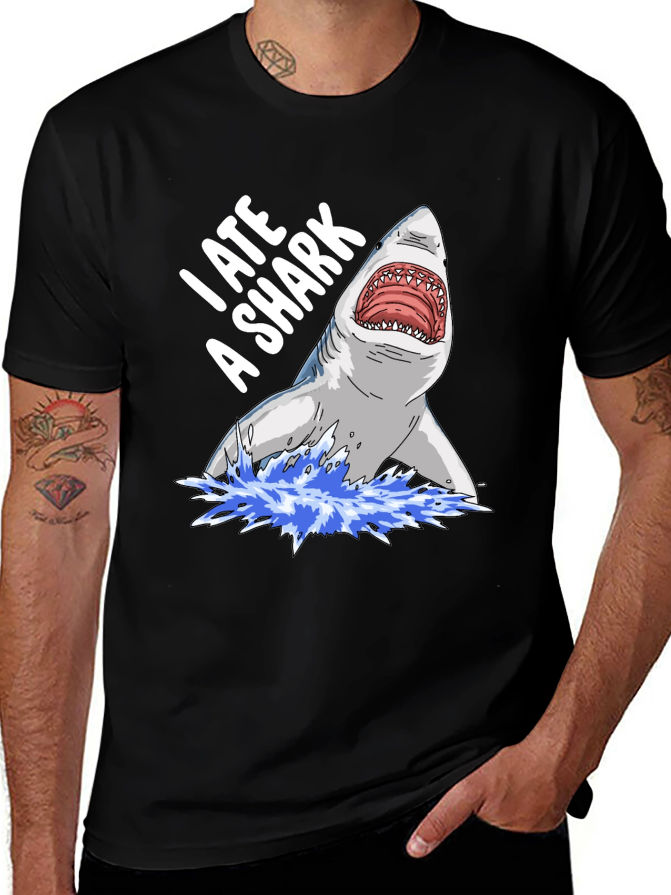Variant 14 of I Ate A Shark Graphic T-Shirt