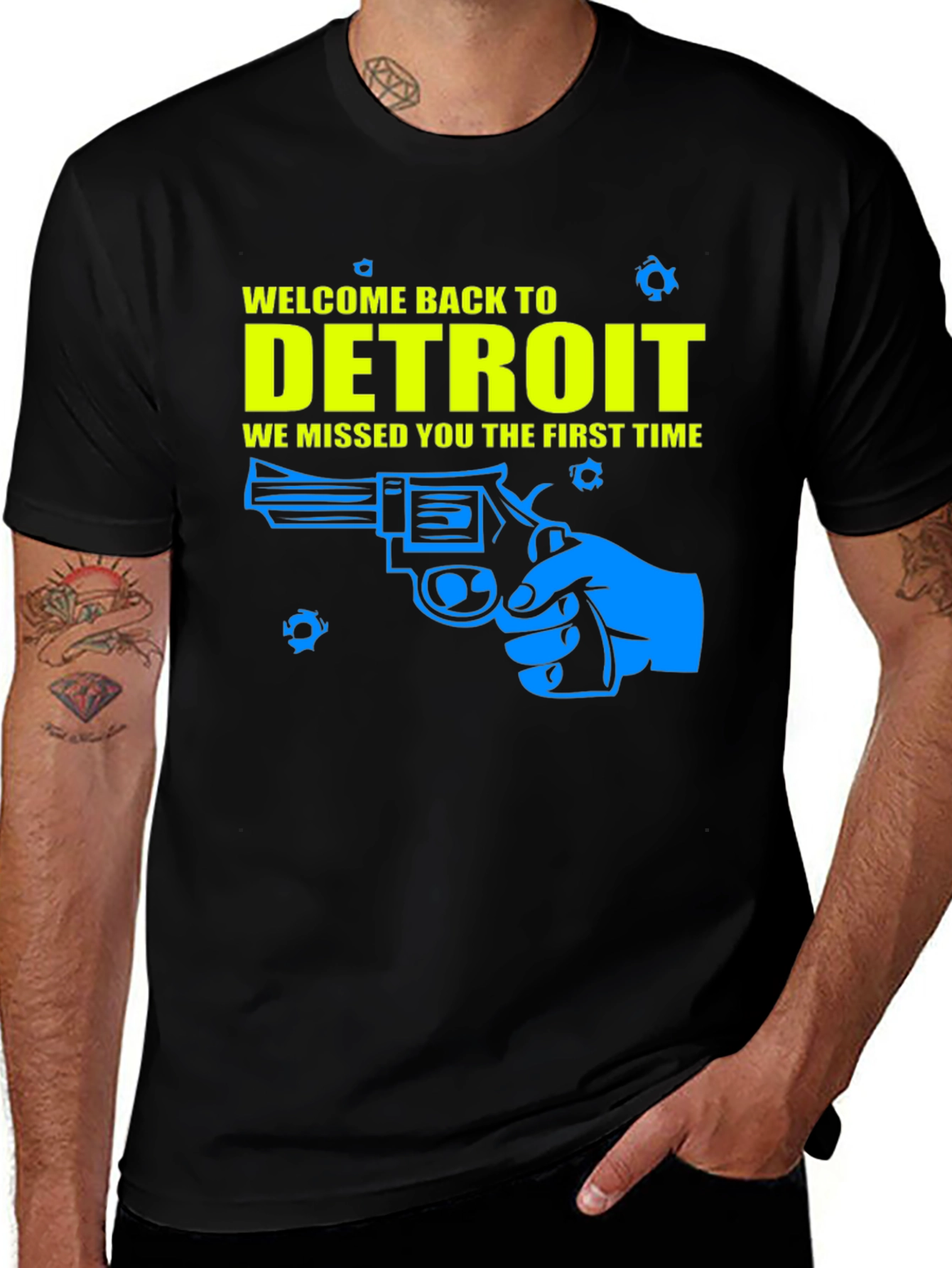 Variant 24 of Welcome Back to Detroit Graphic T-Shirt