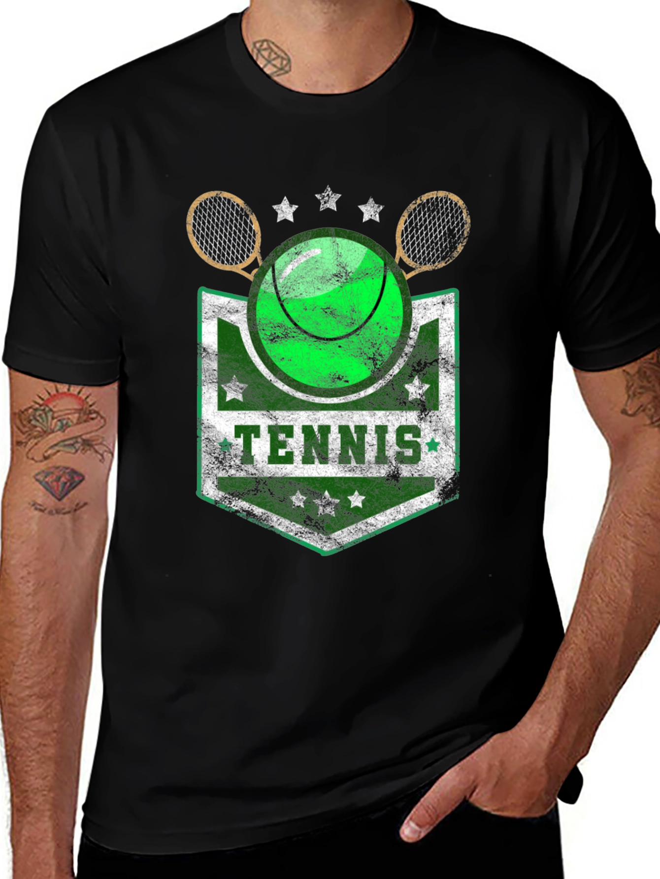 Variant 28 of Tennis Graphic T-Shirt