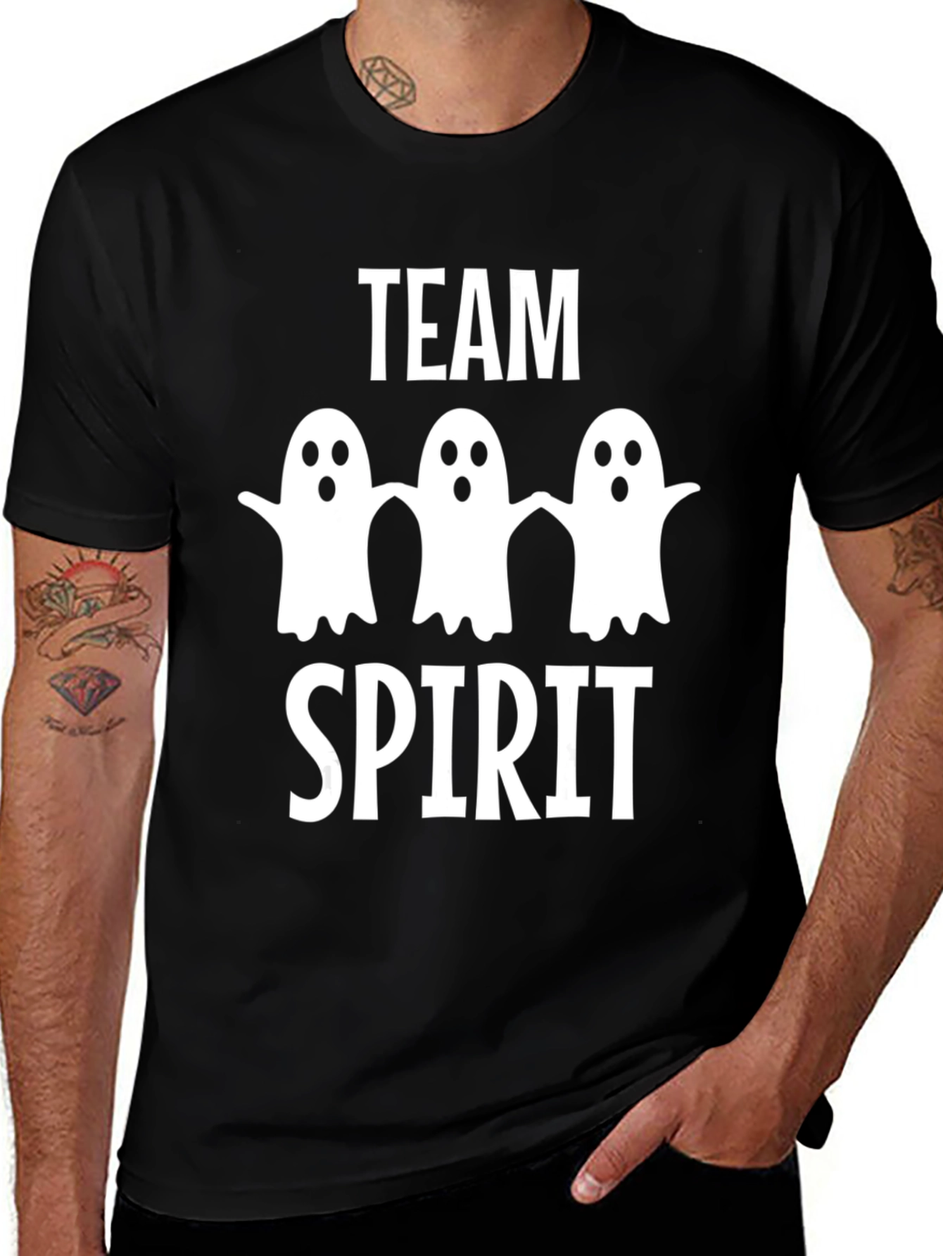 Variant 29 of Team Spirit Halloween Ghost T-Shirt