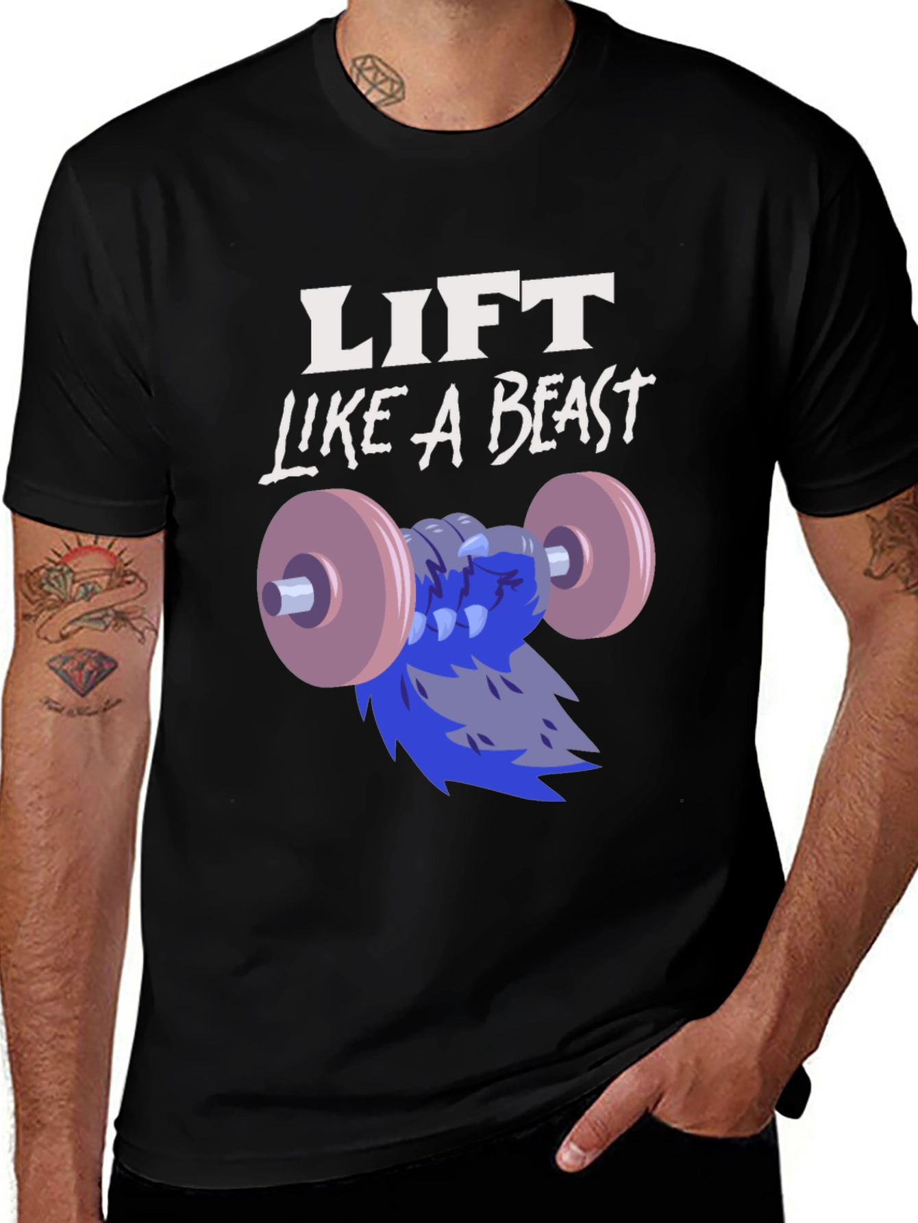 Variant 9 of Lift Like a Beast Graphic Tee