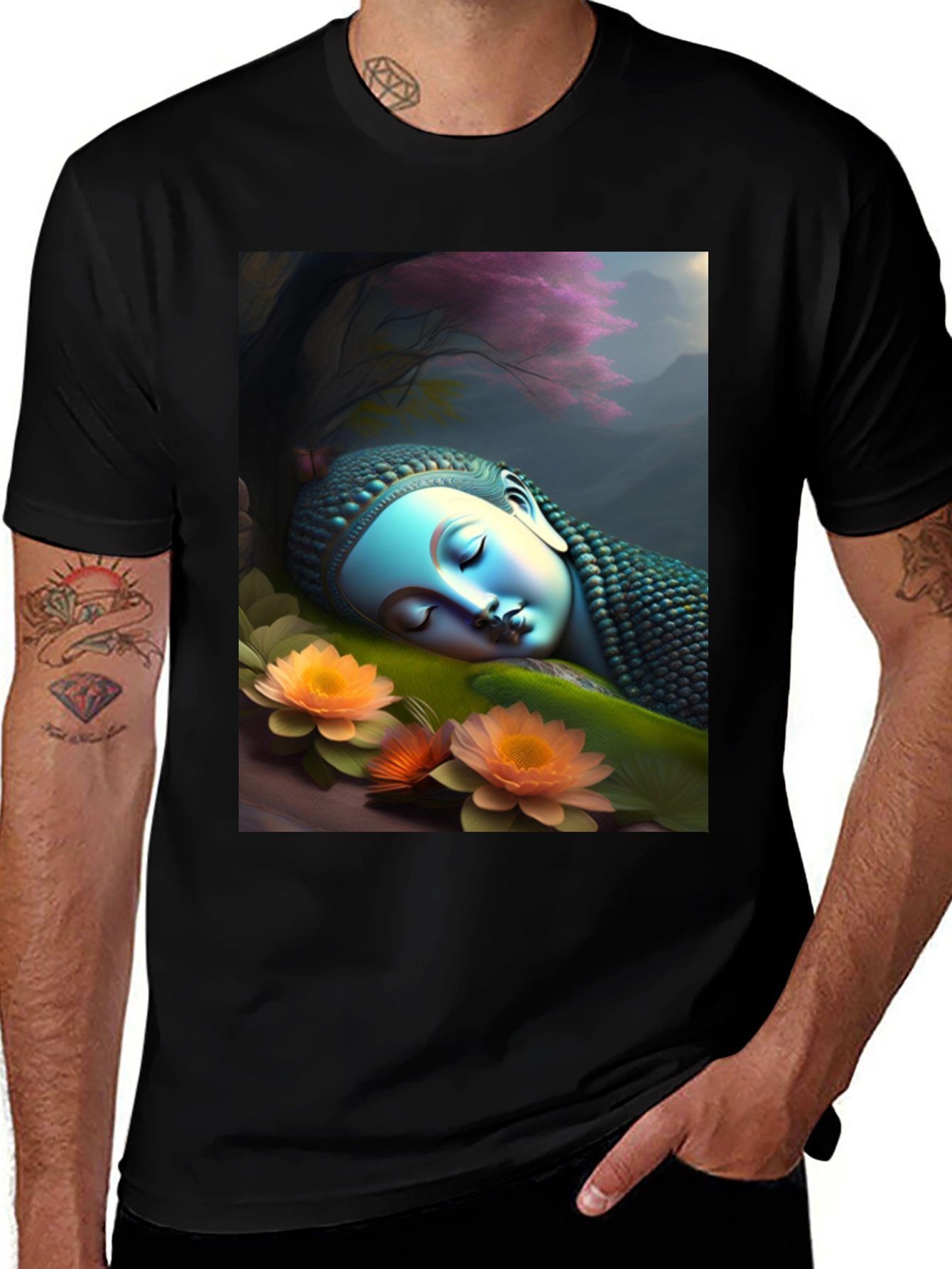 Buddha Dreamscape Graphic Tee