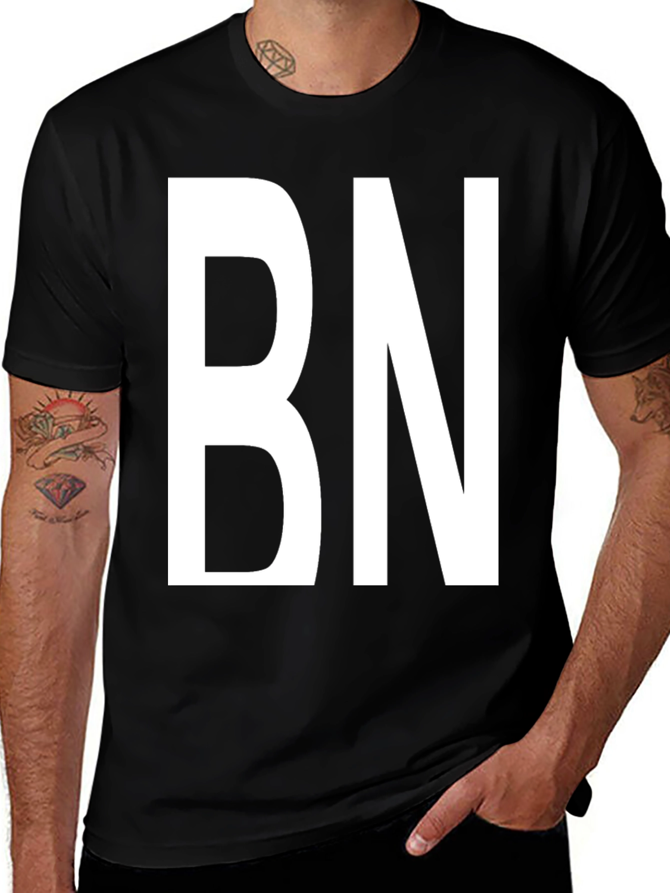 Variant 13 of Bold BN Graphic Tee - Black