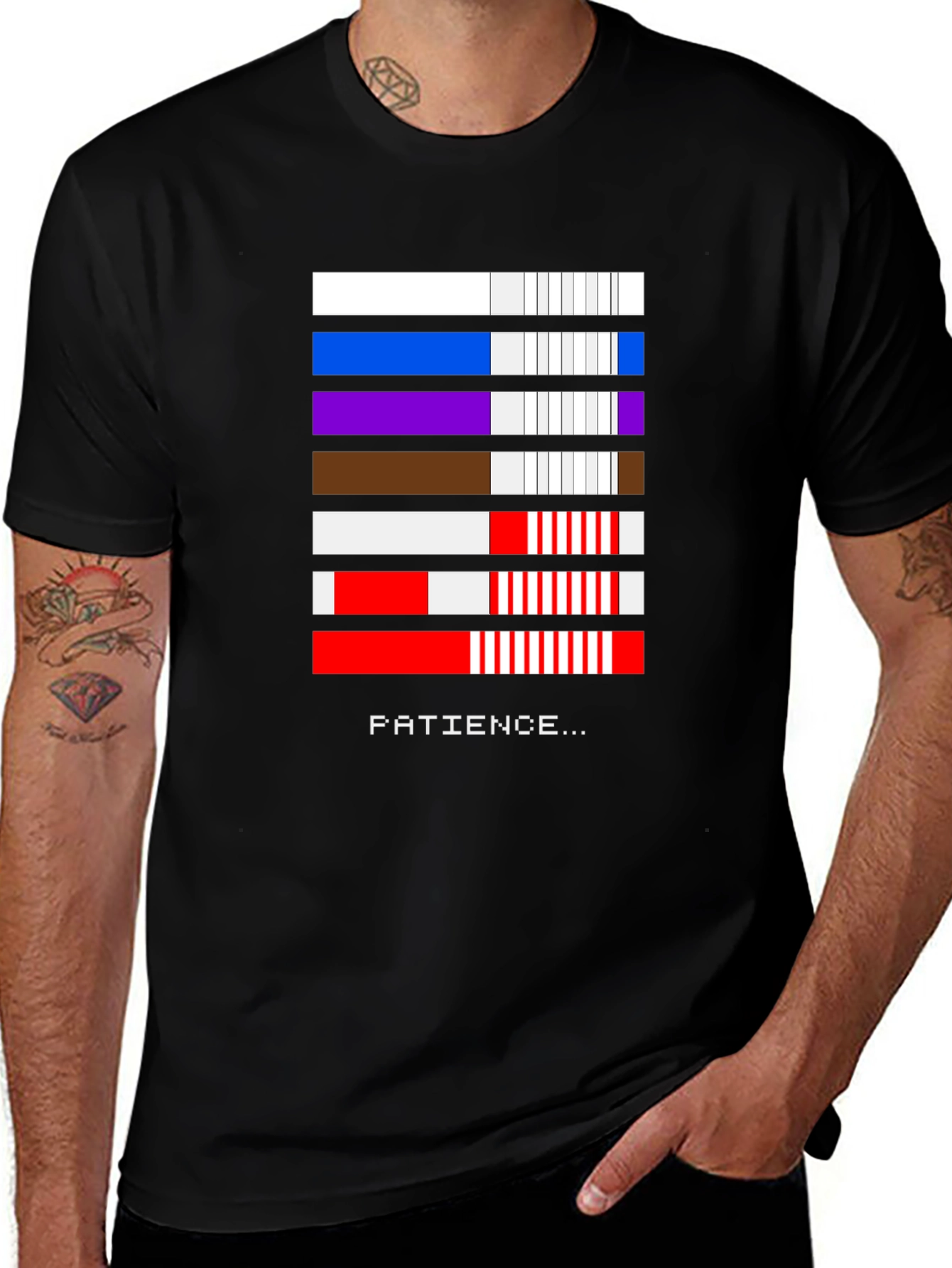 Patience BJJ Belt Jiu Jitsu T-Shirt