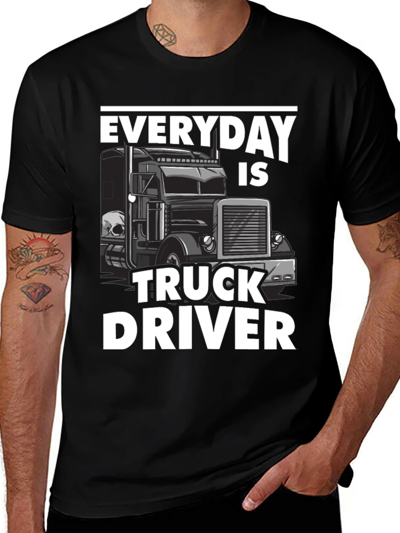 Variant 17 of Everyday is Truck Driver T-Shirt