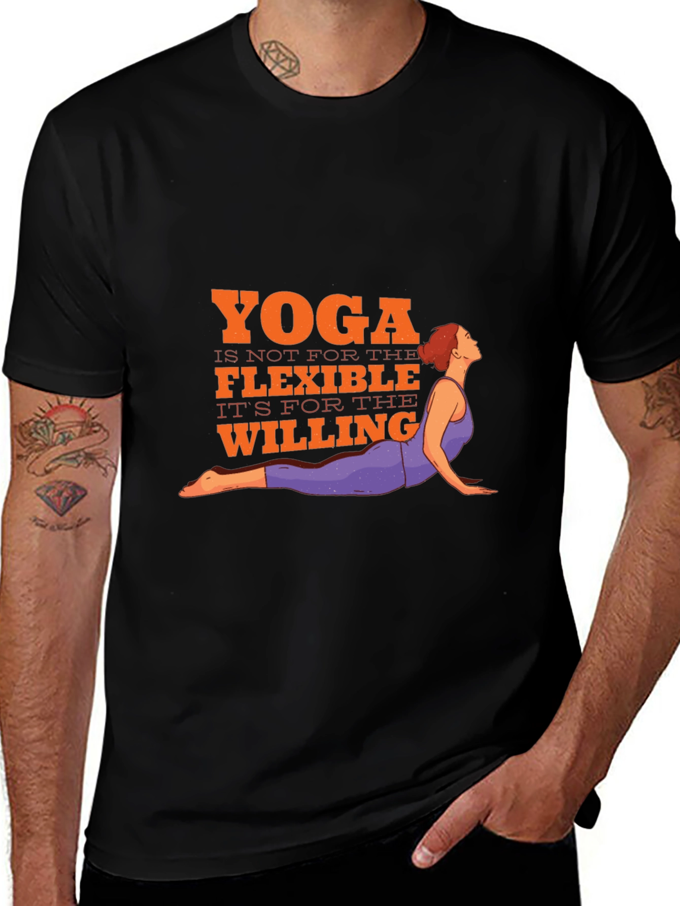 Variant 27 of Yoga Willing T-Shirt