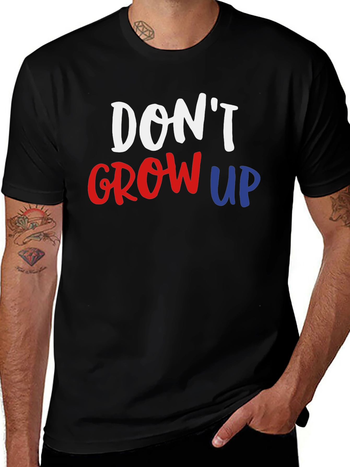 Variant 16 of Don't Grow Up Graphic T-Shirt - Adulting is Optional!
