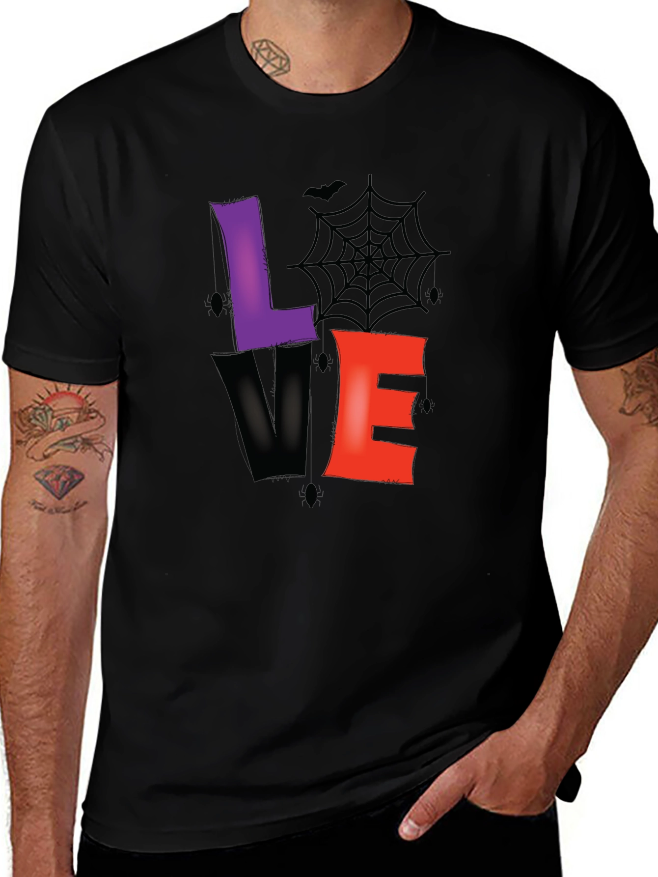 Halloween LOVE Graphic T-Shirt