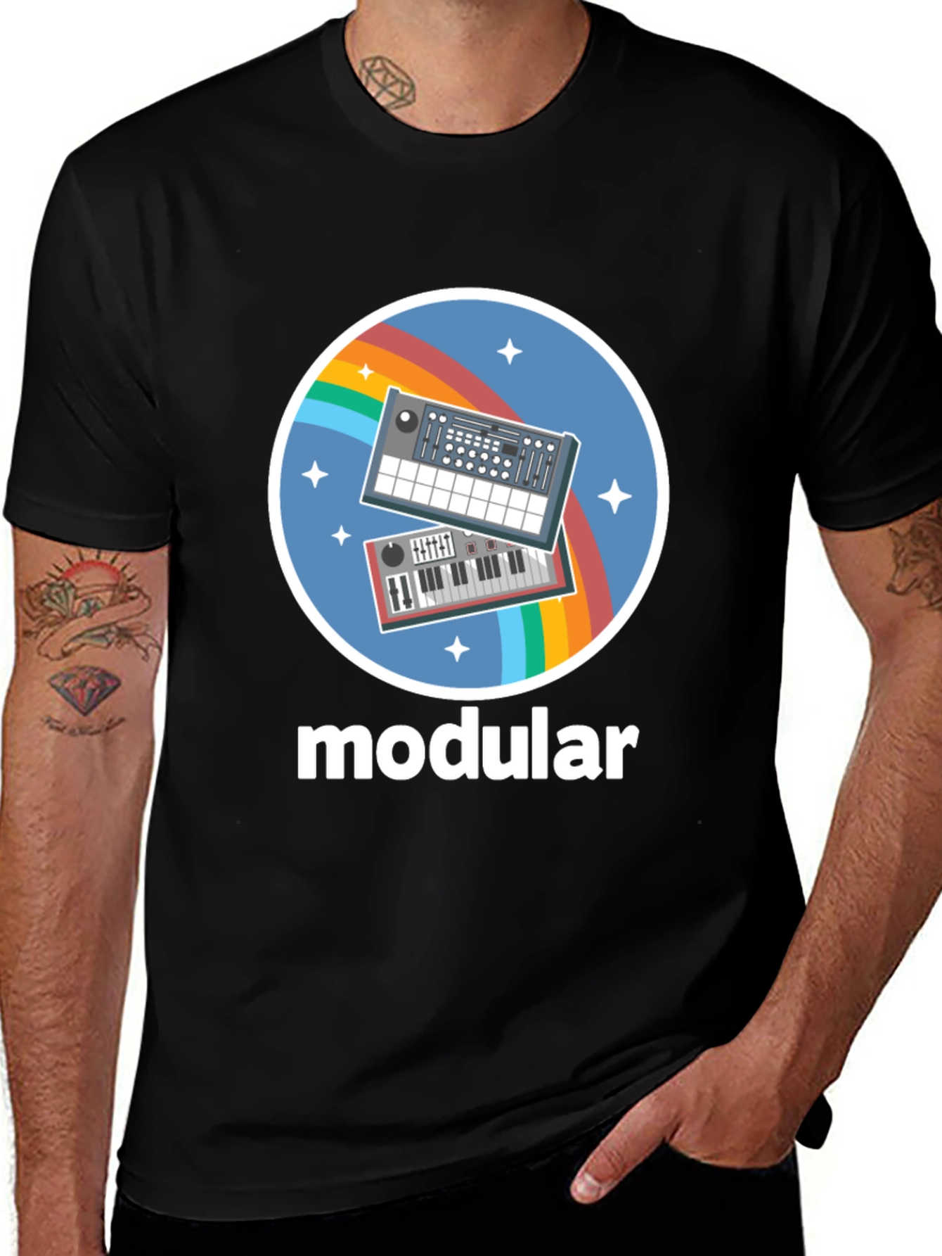Variant 24 of Modular Synthesizer Graphic Tee