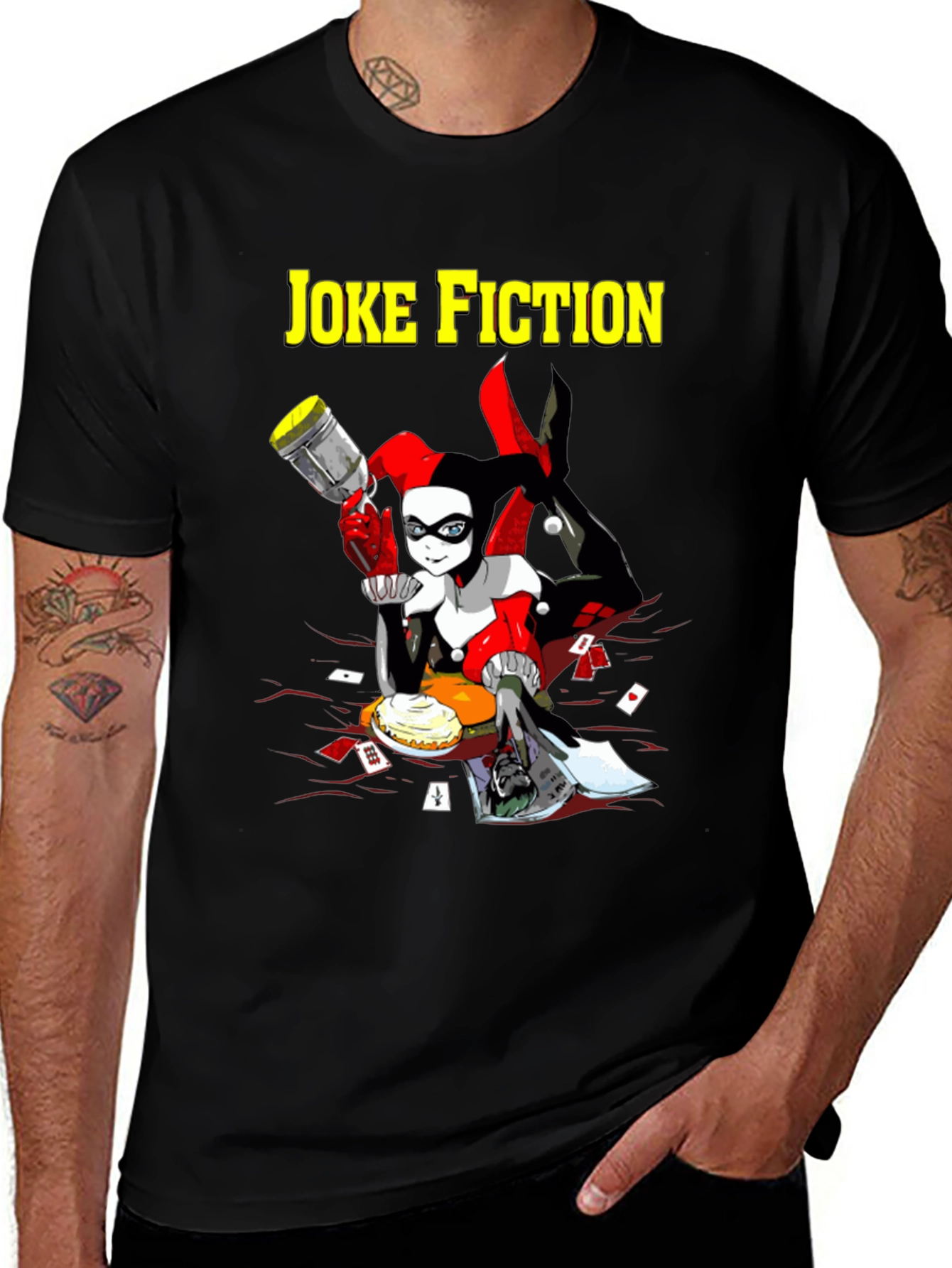 Joke Fiction Harley Quinn T-Shirt