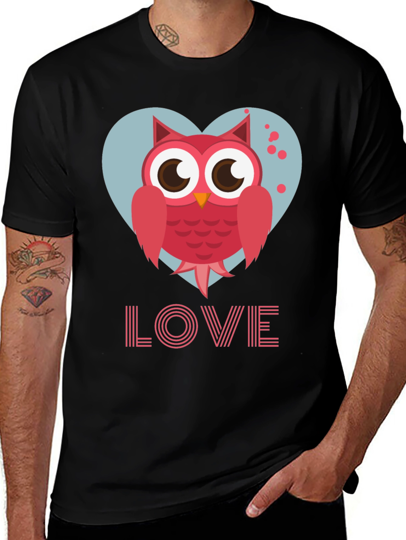 Variant 23 of Owl Love Valentine's Day T-Shirt