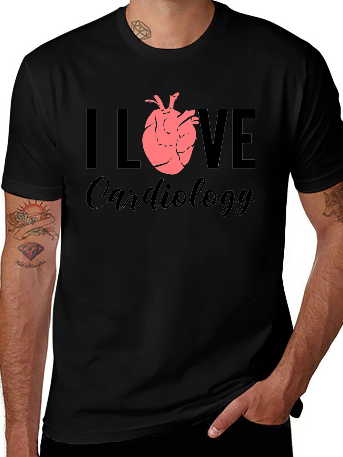 Variant 19 of I Love Cardiology Heart T-Shirt