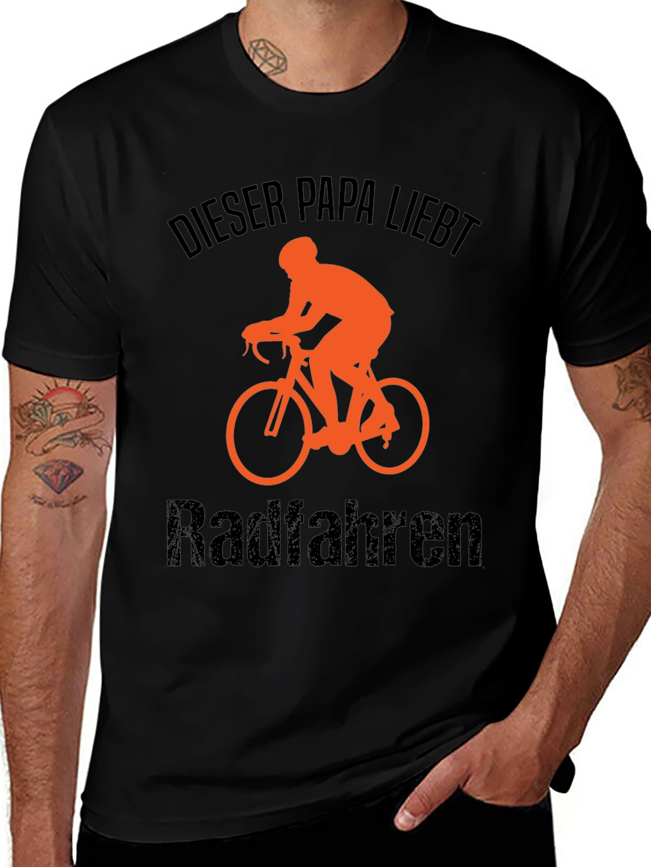 Dieser Papa Liebt Radfahren T-Shirt