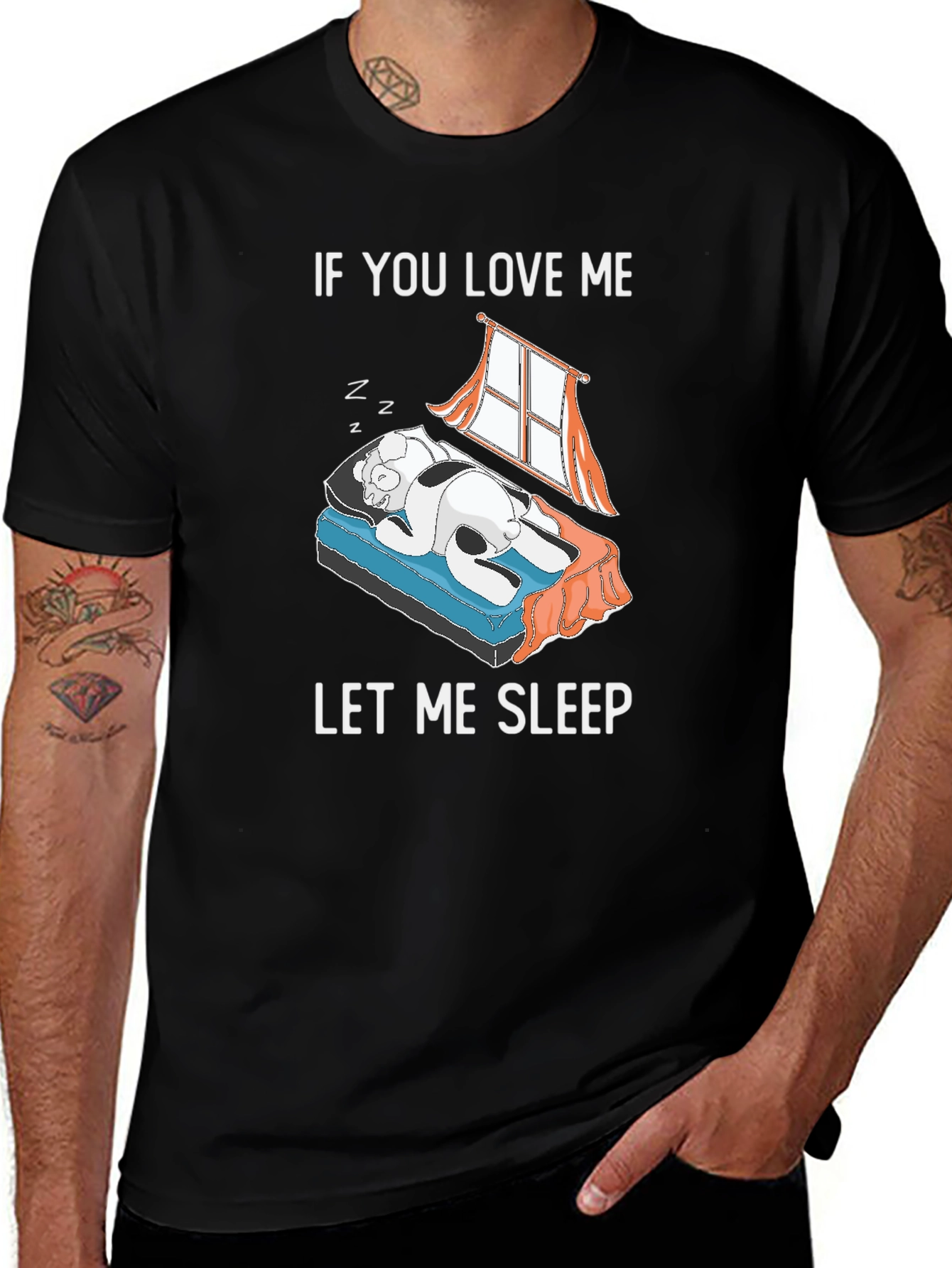 Variant 23 of If You Love Me Let Me Sleep T-Shirt