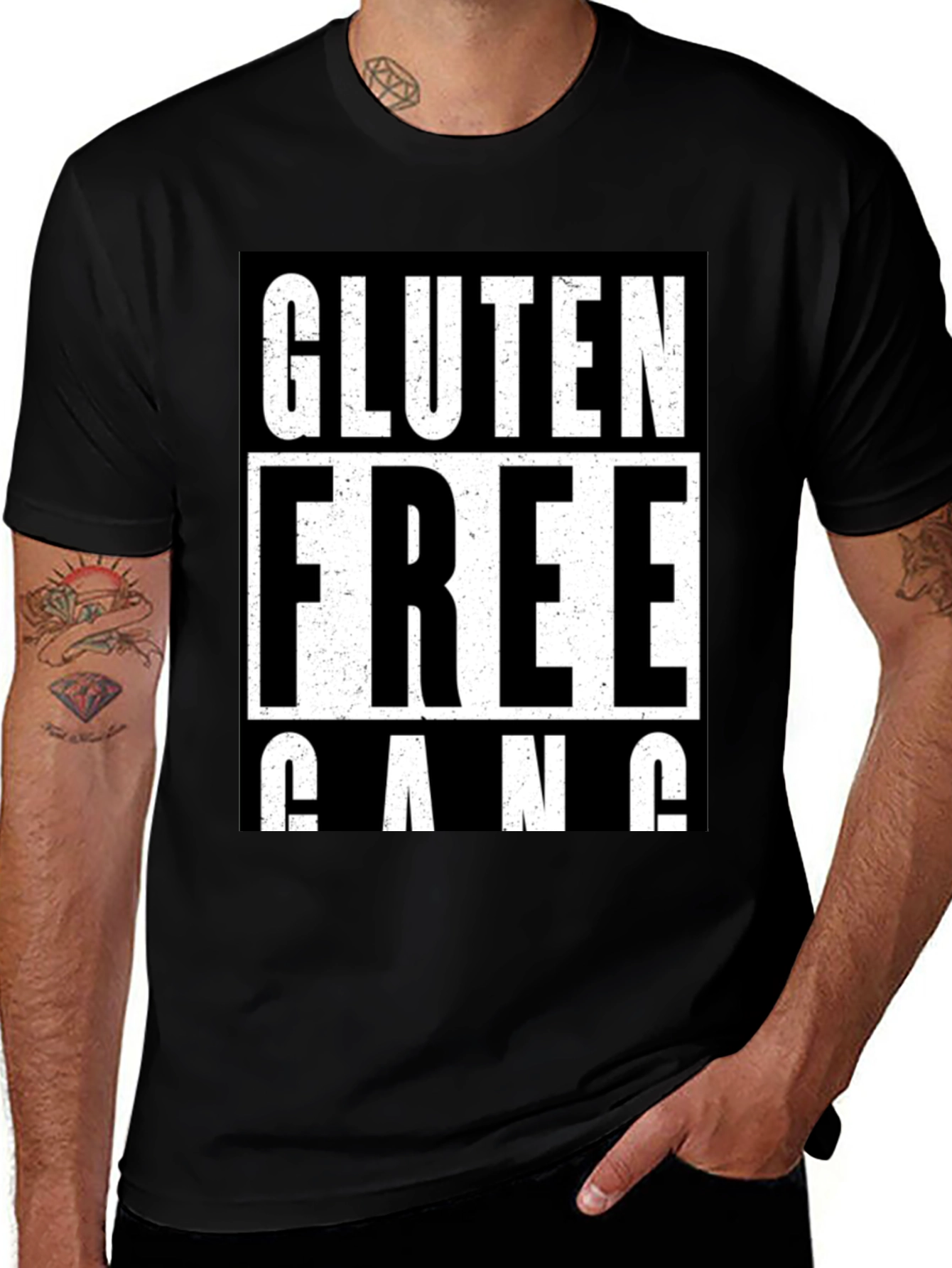Gluten Free Gang T-Shirt -  Bold Graphic Tee