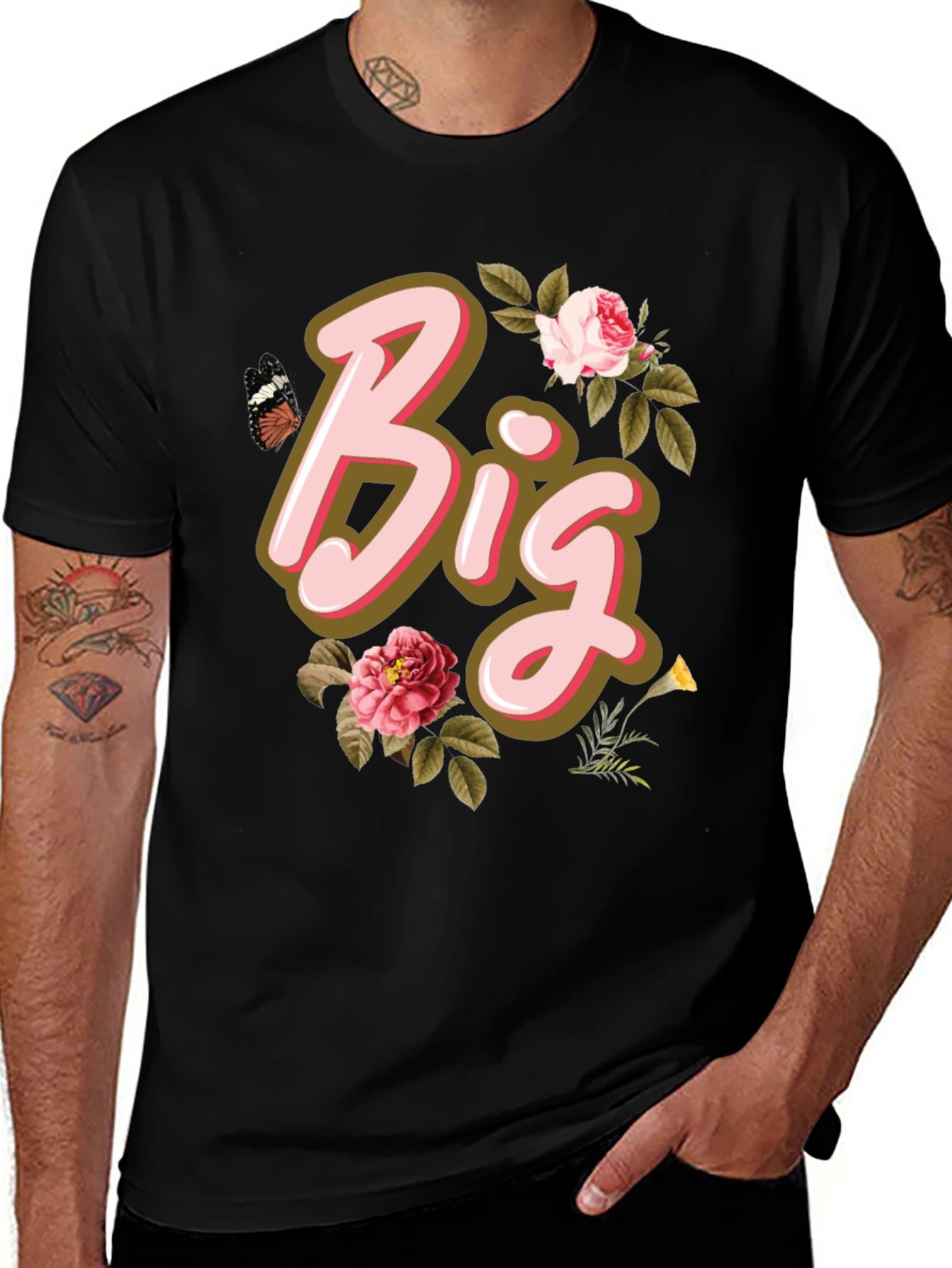 Variant 24 of Floral Big Sister Tee