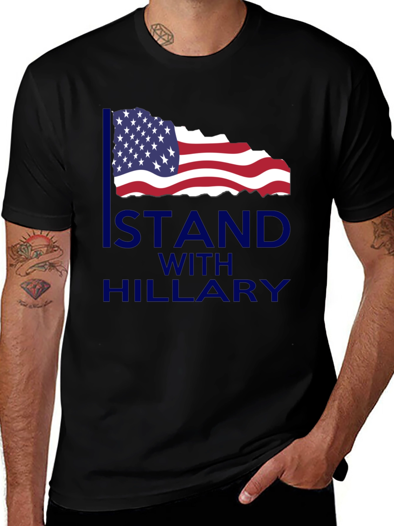 Variant 8 of I Stand With Hillary T-Shirt
