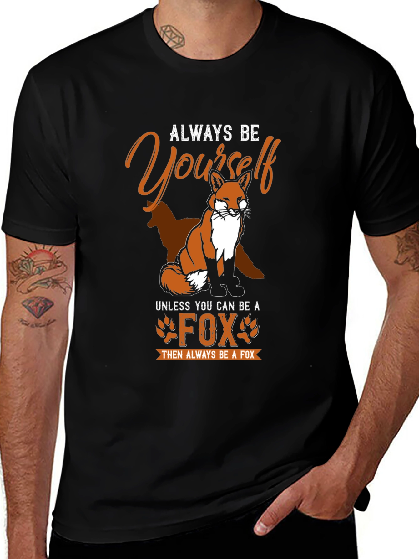 Variant 17 of Always Be Yourself Fox Graphic Tee