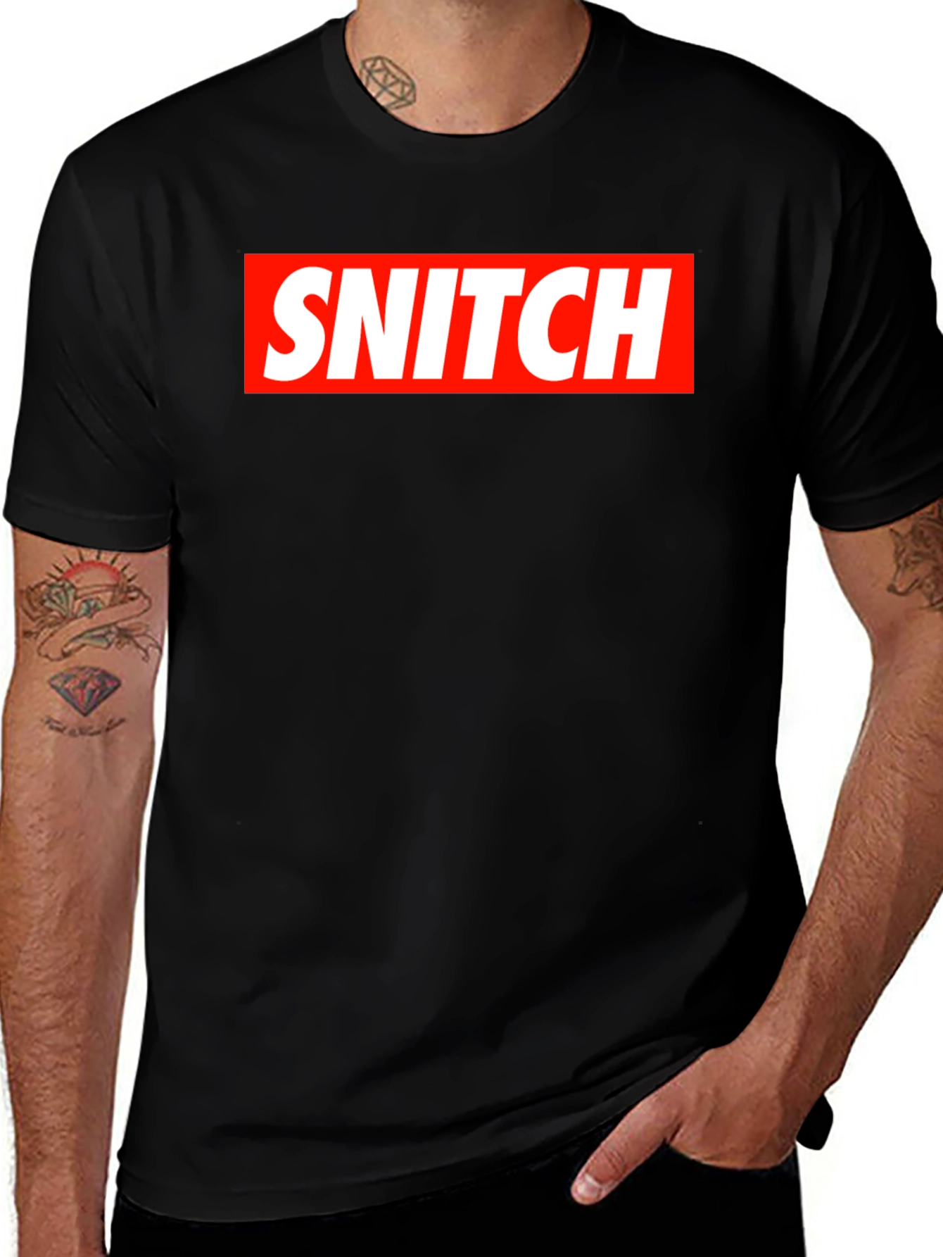 Variant 17 of Snitch Graphic Tee - Bold Statement T-Shirt