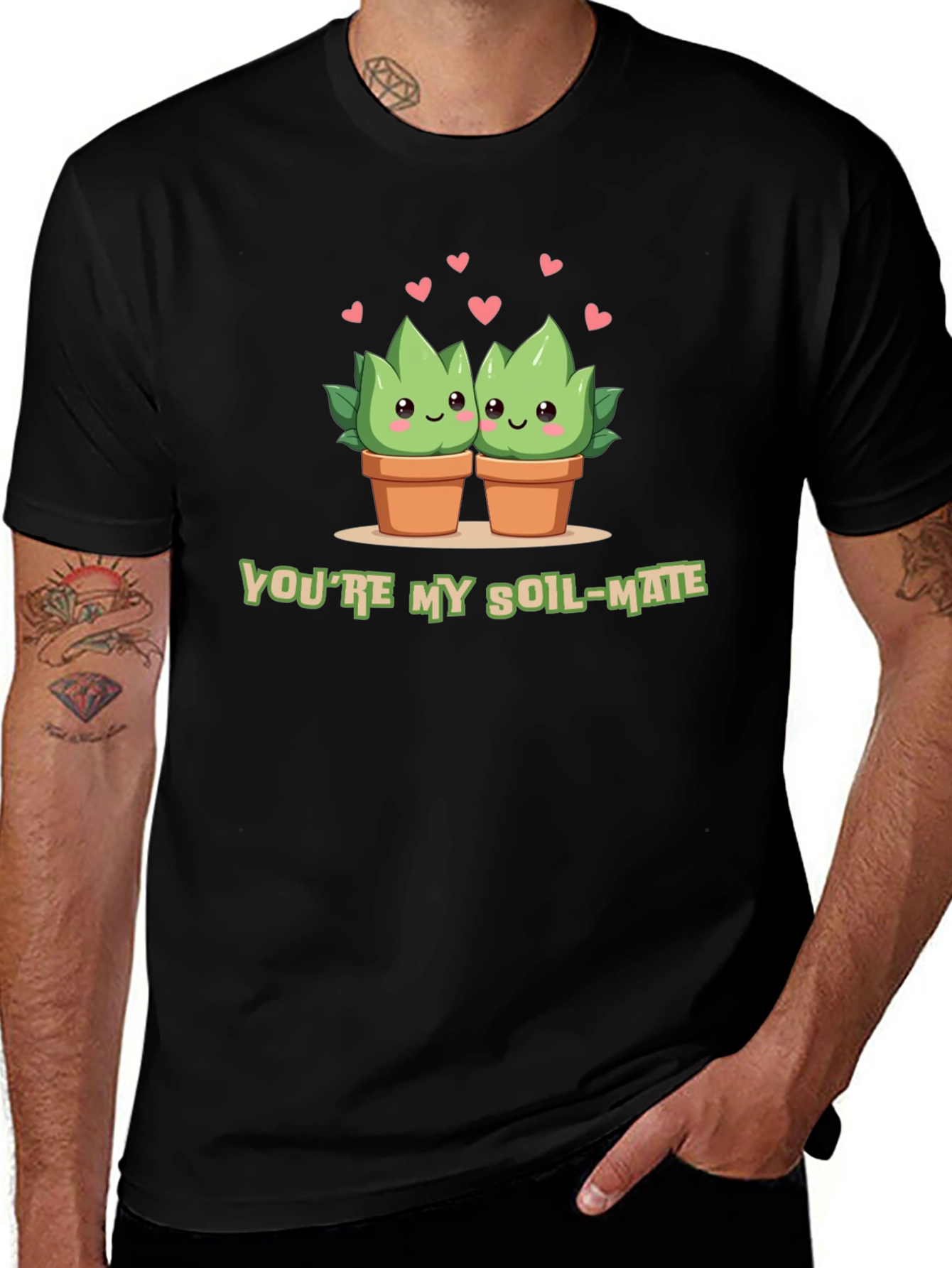 Variant 2 of Soil-Mate Succulent Plant T-Shirt