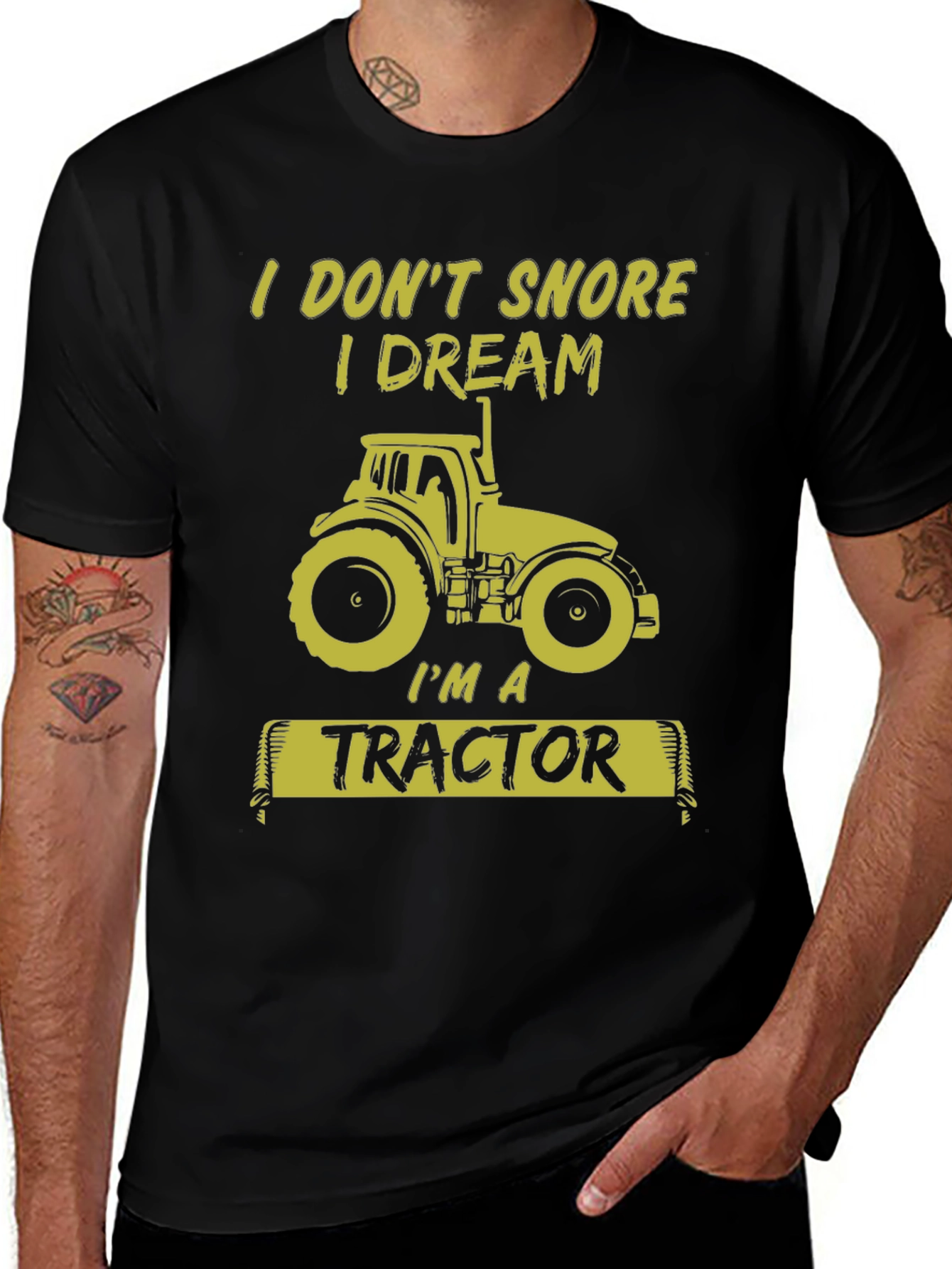 Variant 16 of I Dream I'm A Tractor T-Shirt