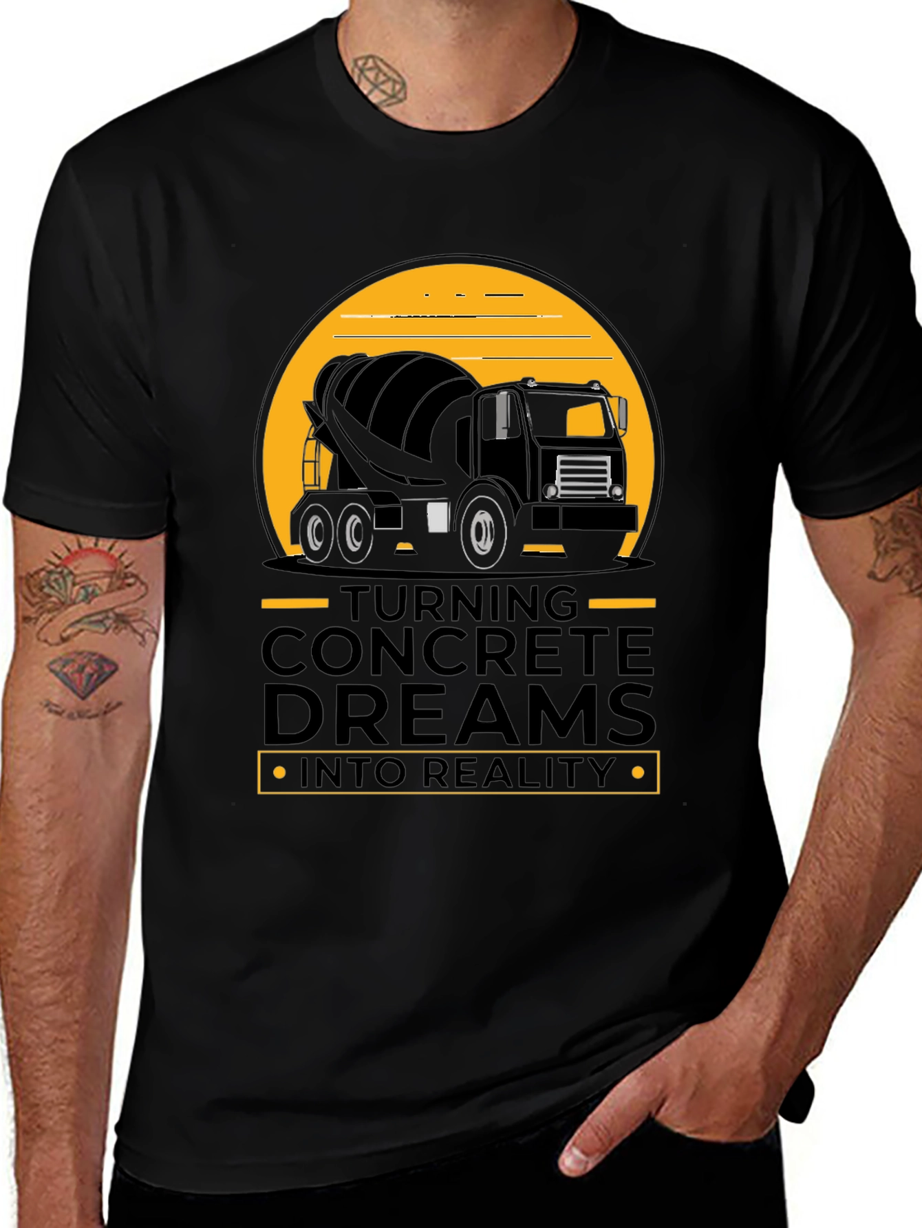 Variant 6 of Concrete Dreams T-Shirt - Construction Worker Tee