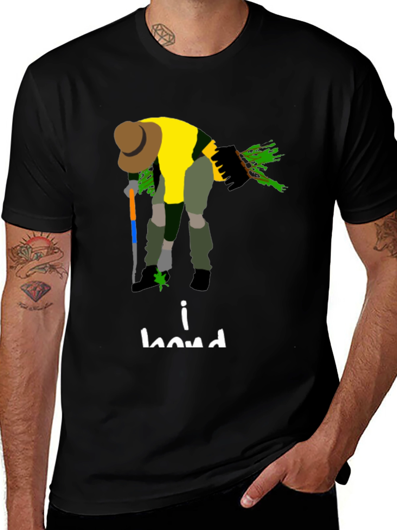 Variant 10 of Gardener T-Shirt - I Hand Seed