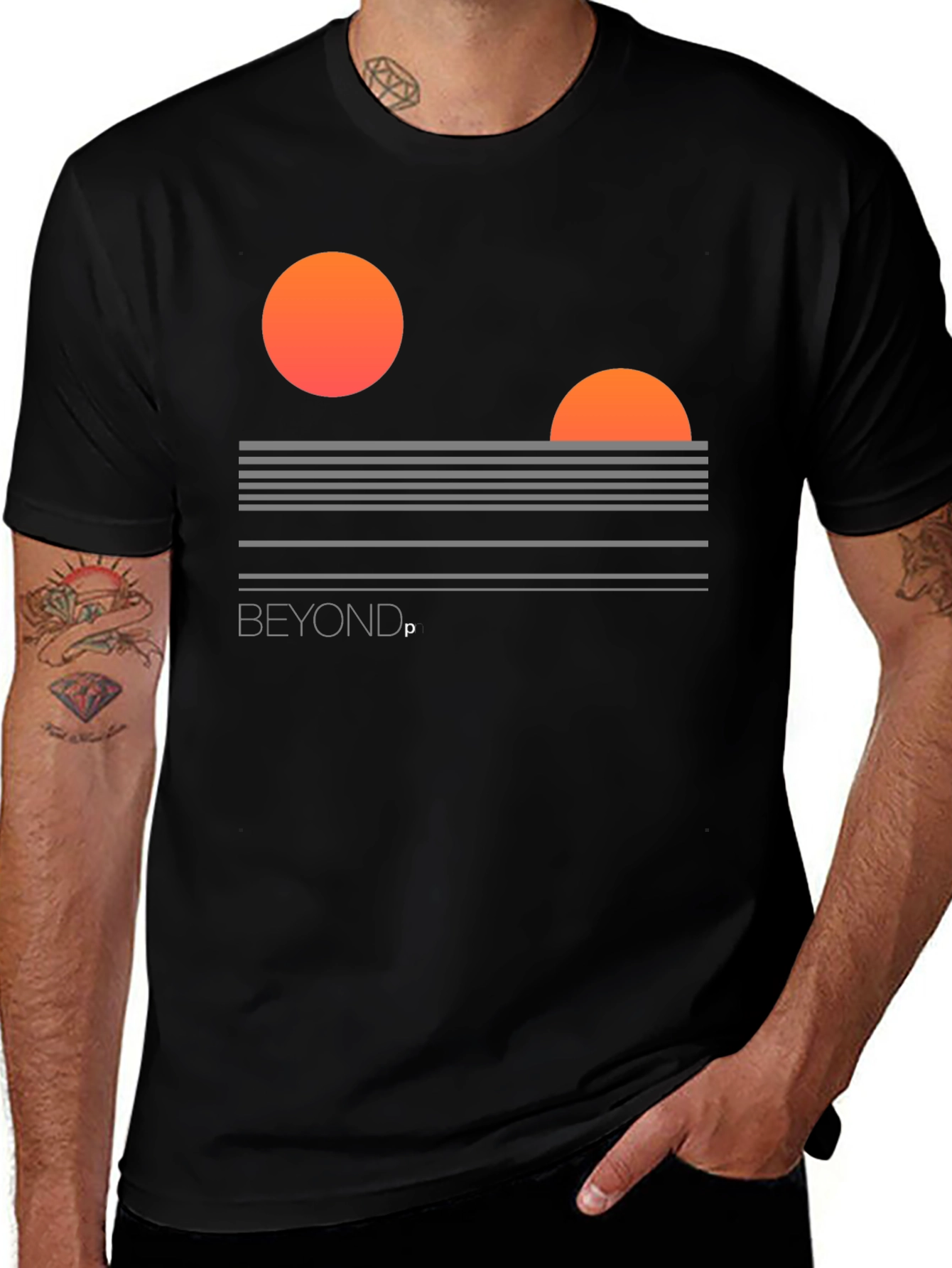 Variant 7 of Retro Beyond Graphic T-Shirt