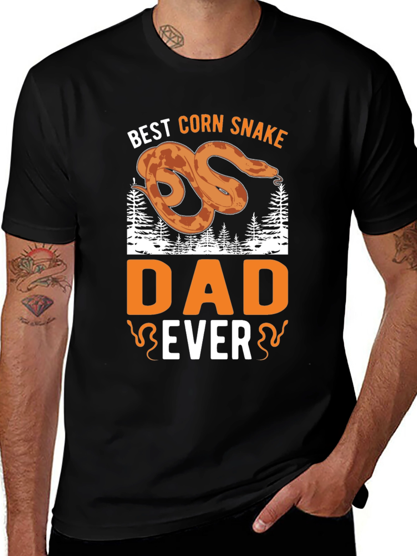 Variant 19 of Best Corn Snake Dad Ever Graphic T-Shirt