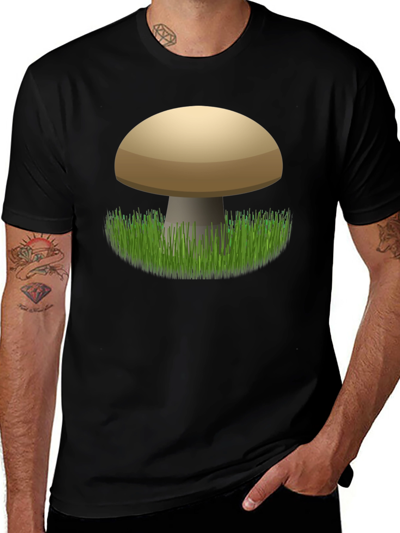 Variant 19 of Mushroom Graphic Tee - Nature Inspired Style