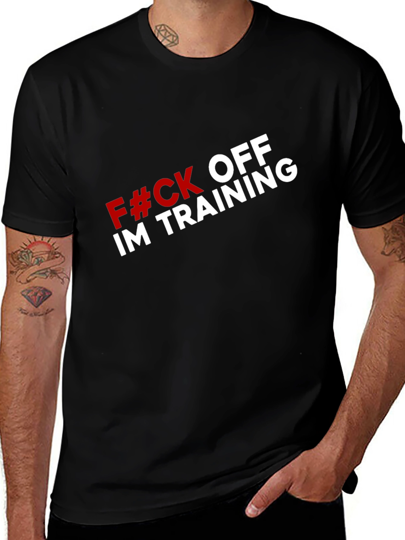 Variant 16 of F#ck Off I'm Training Graphic Tee