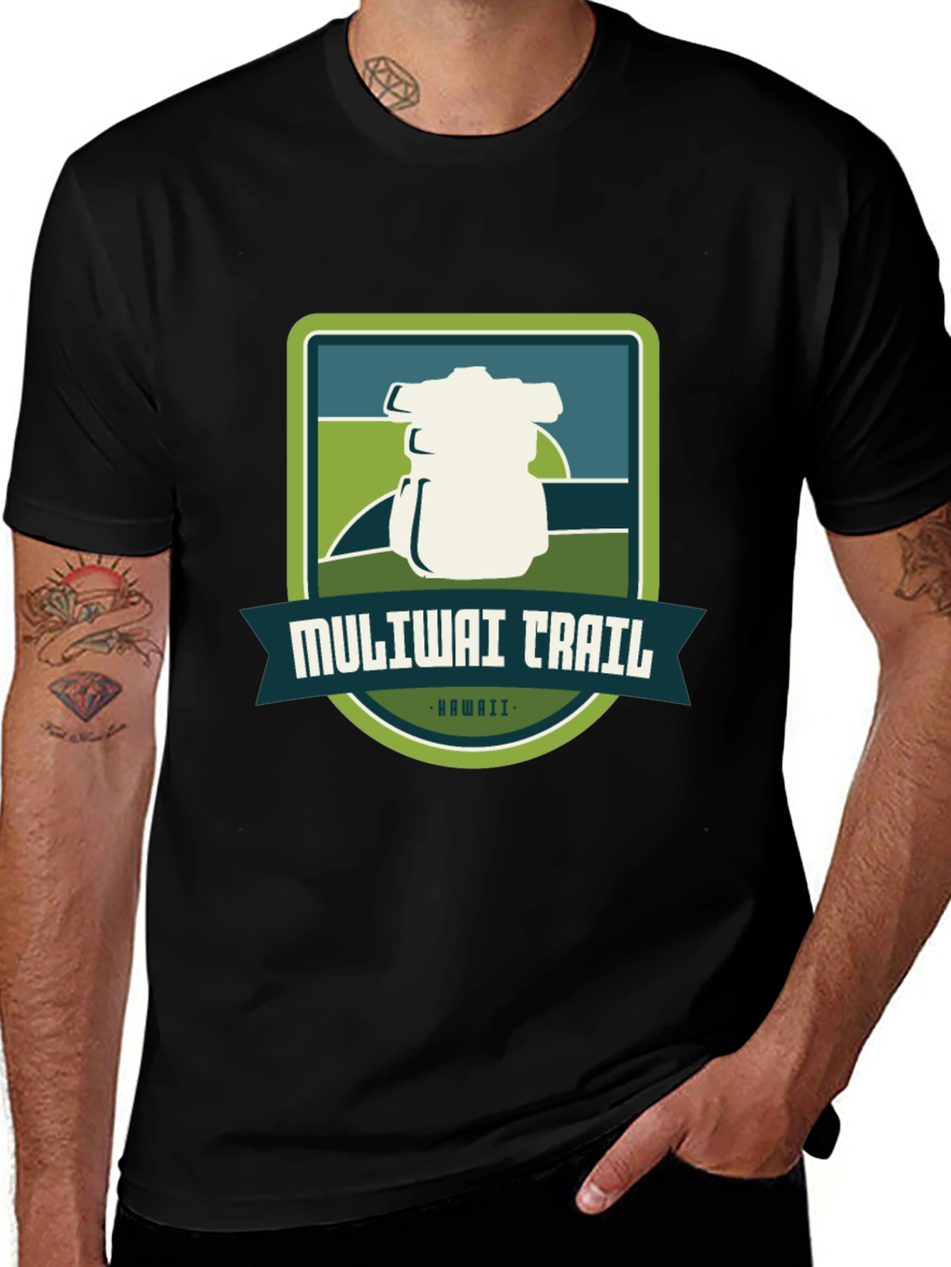 Muliwai Trail T-Shirt | Hawaii Hiking Adventure