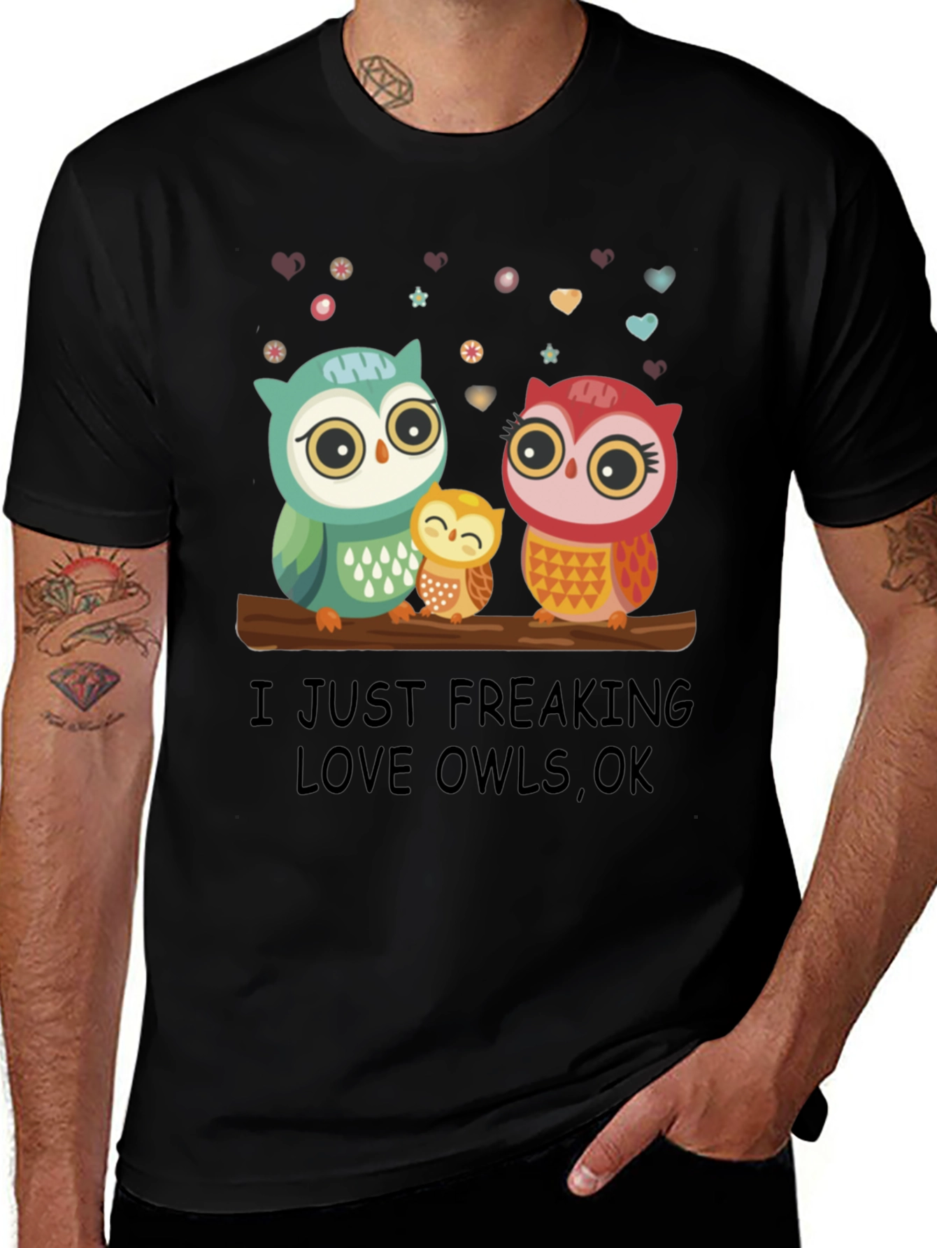 I Love Owls Graphic Tee