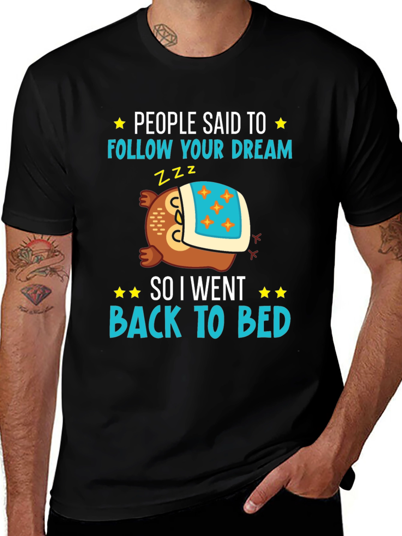 Variant 22 of Follow Your Dream Graphic T-Shirt
