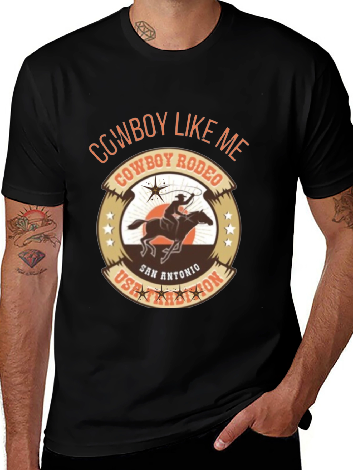 Variant 4 of Cowboy Like Me Rodeo T-Shirt