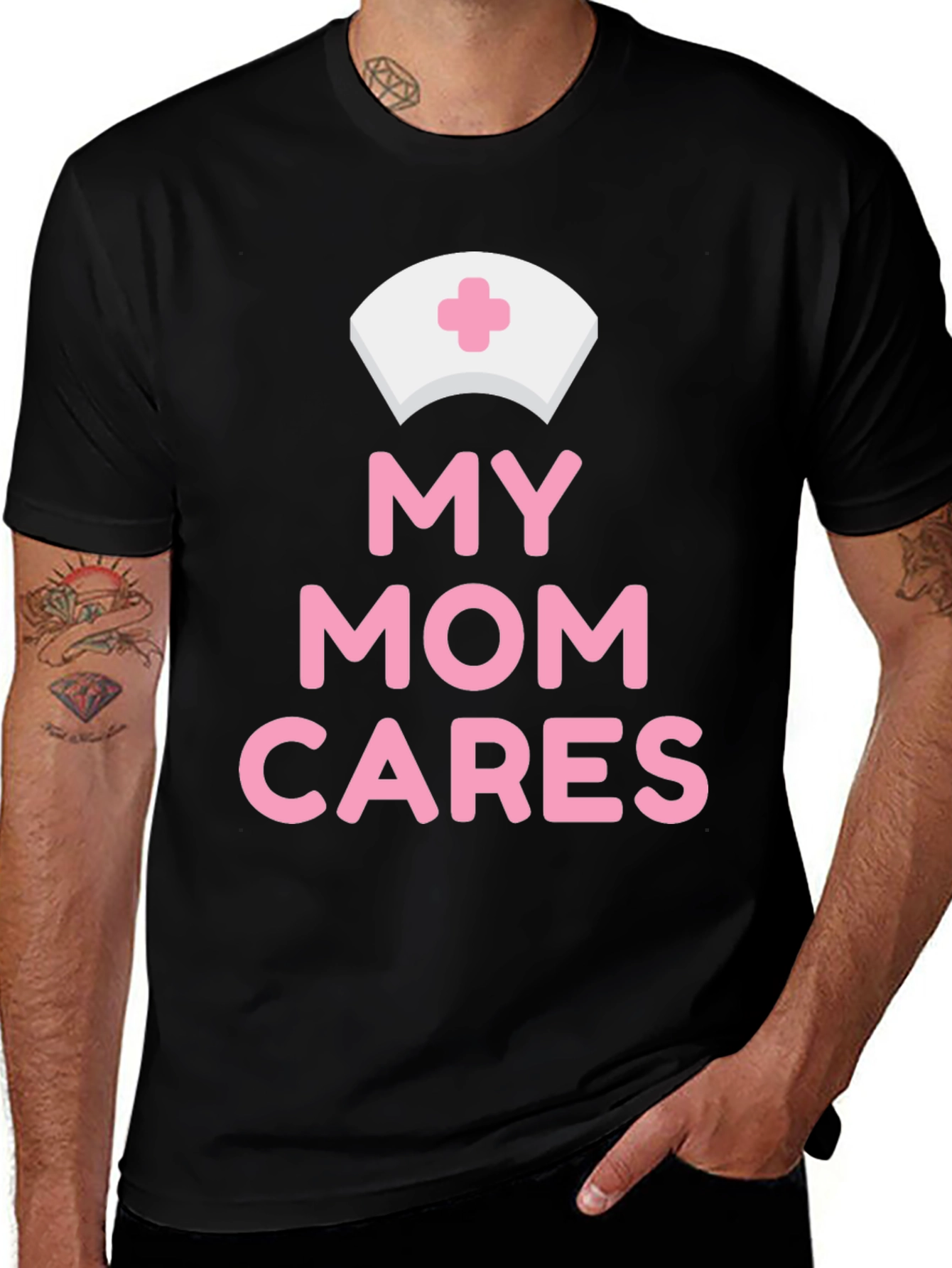 Variant 25 of My Mom Cares T-Shirt - Nurse Appreciation