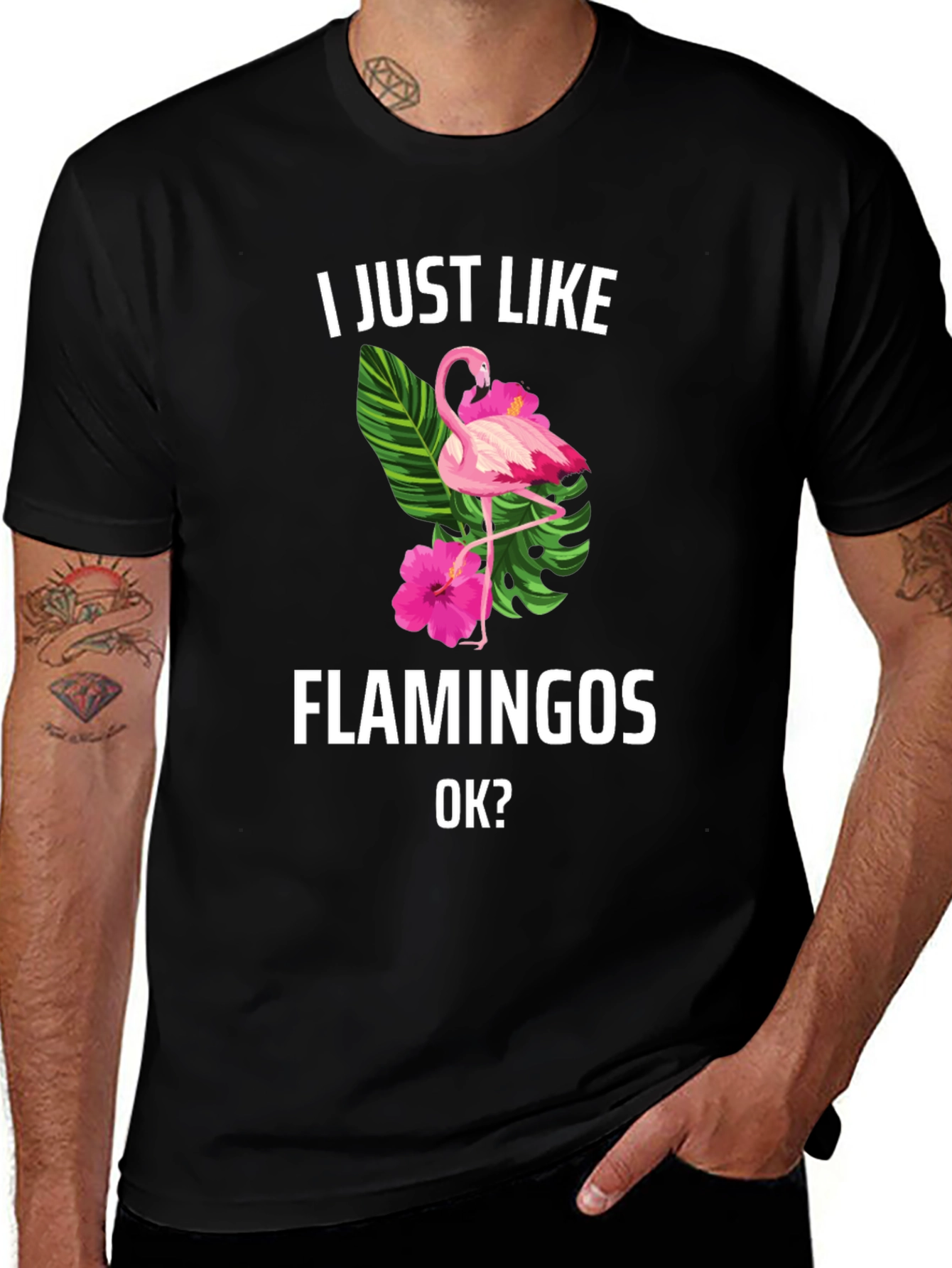 Variant 11 of I Just Like Flamingos T-Shirt