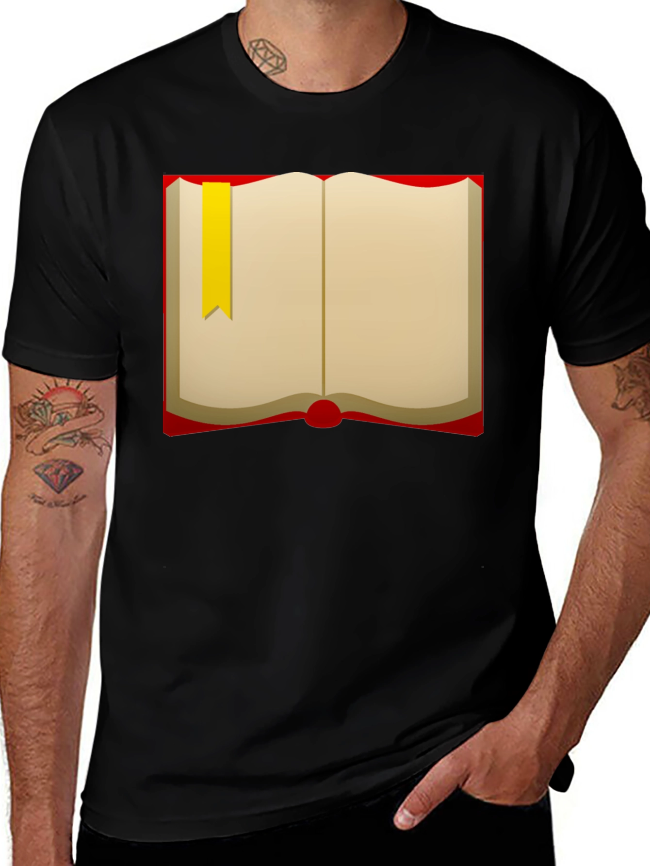 Variant 26 of Open Book Graphic T-Shirt