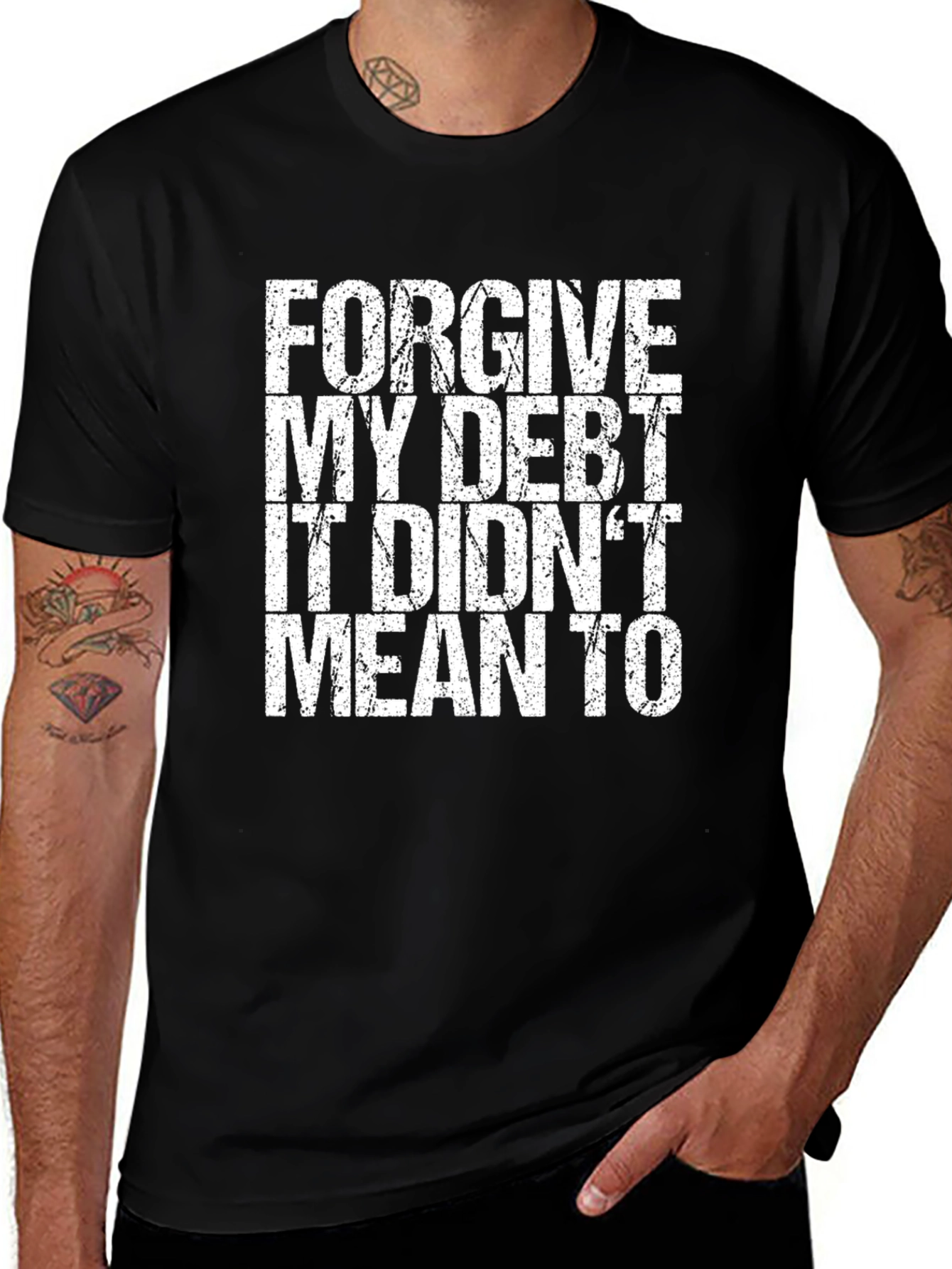Variant 11 of Forgive My Debt Funny Graphic T-Shirt