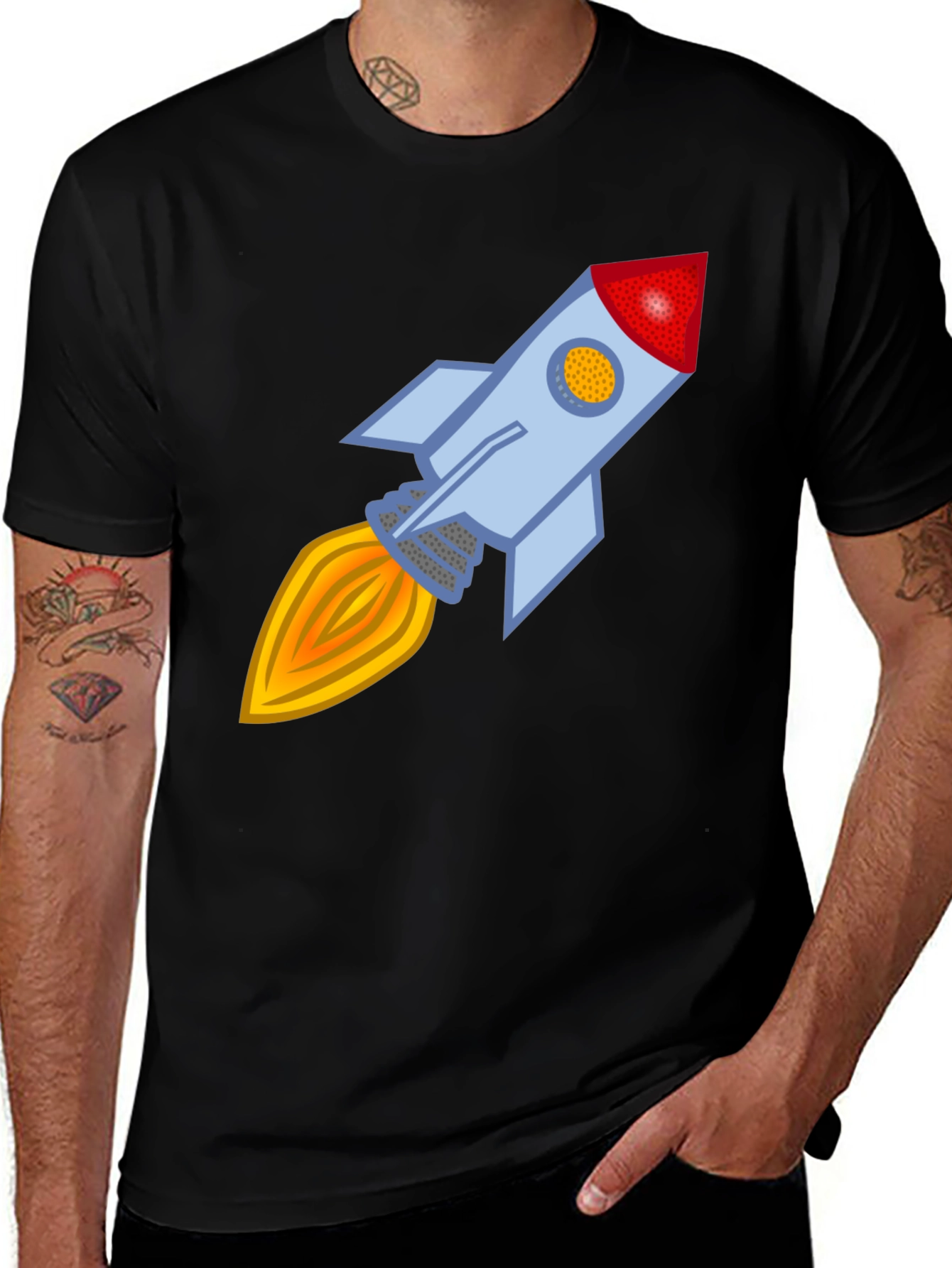 Variant 9 of Rocket T-Shirt - Blast Off in Style!