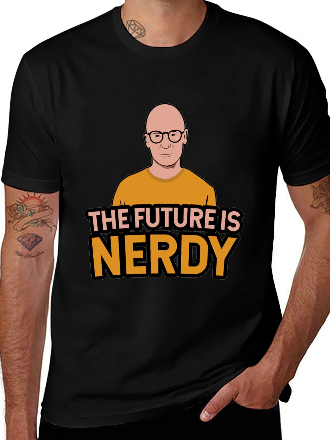 Variant 21 of The Future is Nerdy Graphic T-Shirt