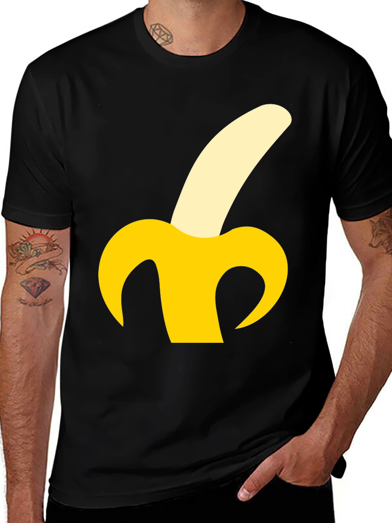 Variant 25 of Banana Graphic T-Shirt - Funny Fruit Tee