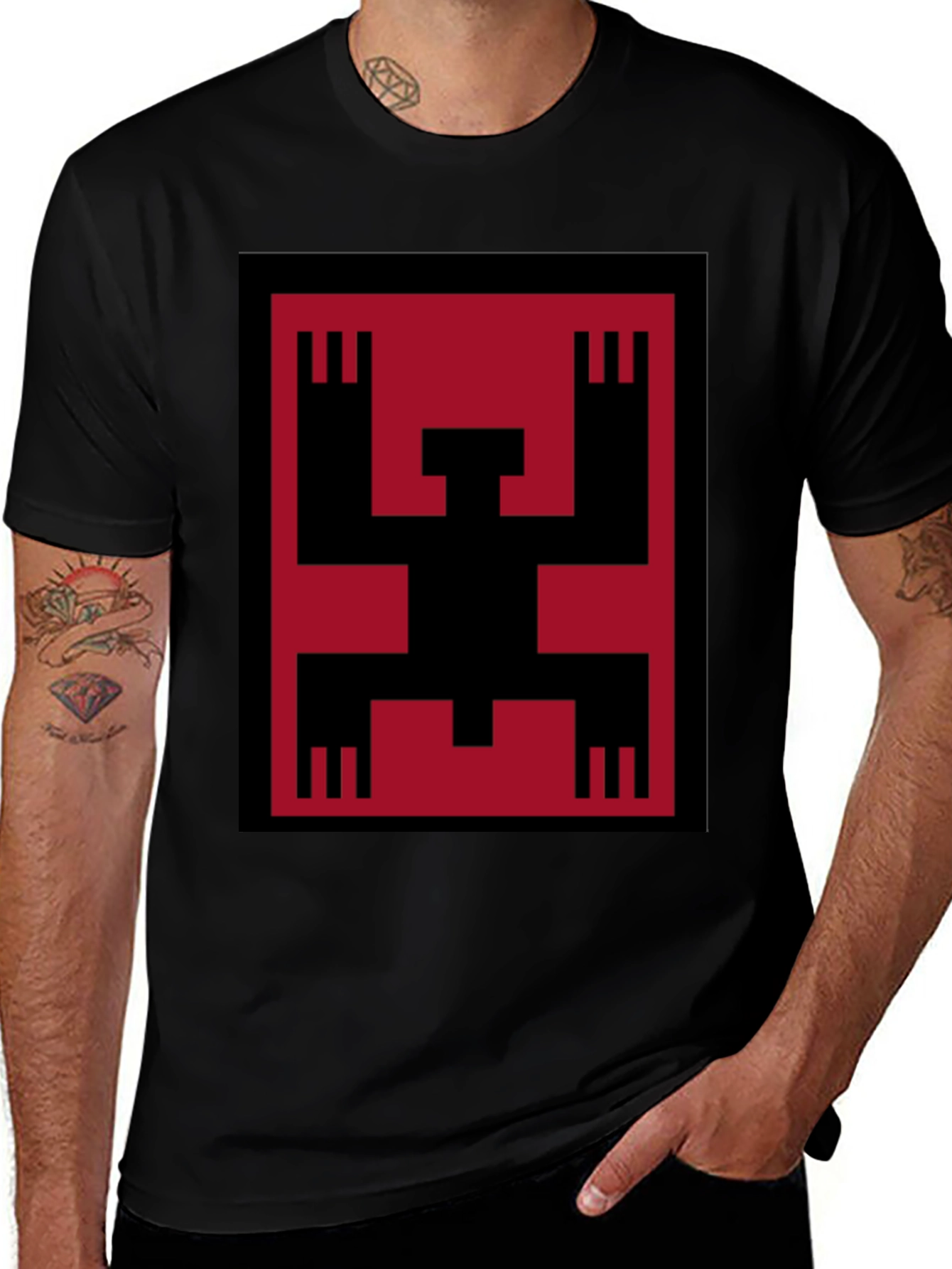 Variant 30 of Geometric Figure Graphic Tee - Bold Style