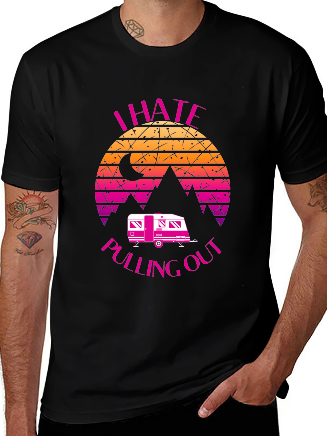 Variant 6 of I Hate Pulling Out Camper T-Shirt
