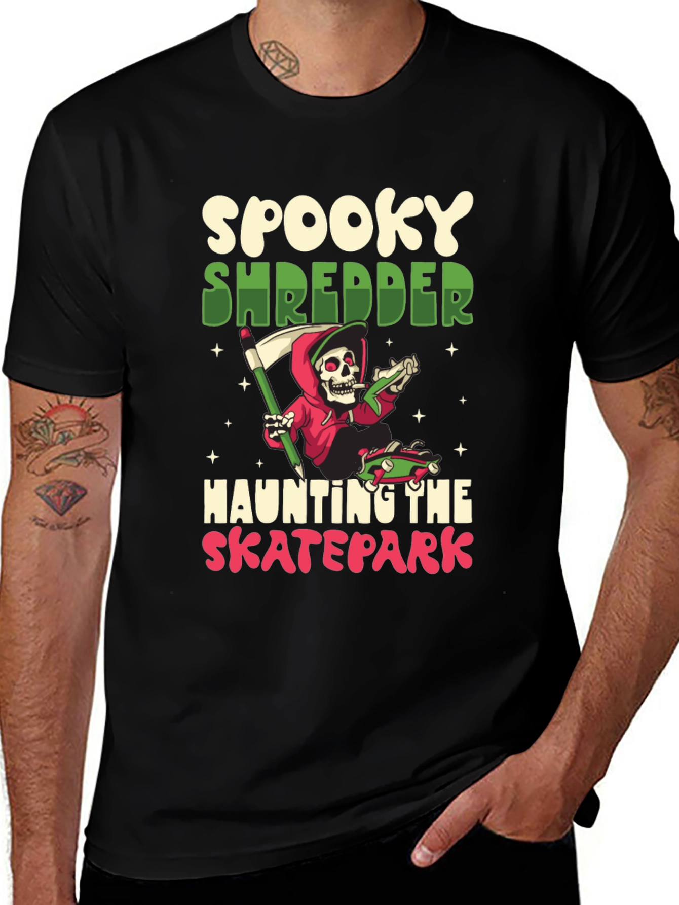 Variant 21 of Spooky Shredder Skatepark T-Shirt
