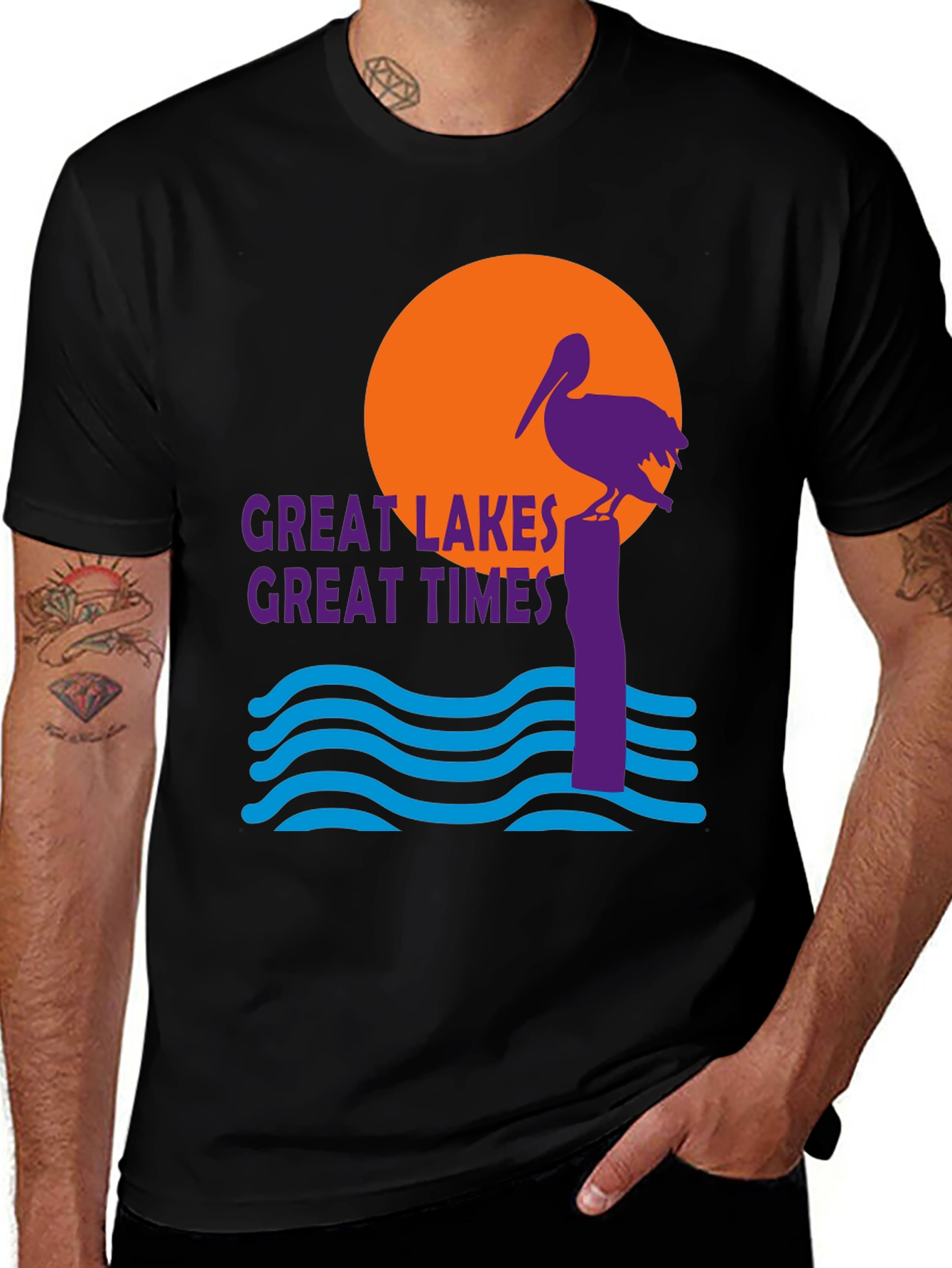 Great Lakes Great Times Graphic T-Shirt